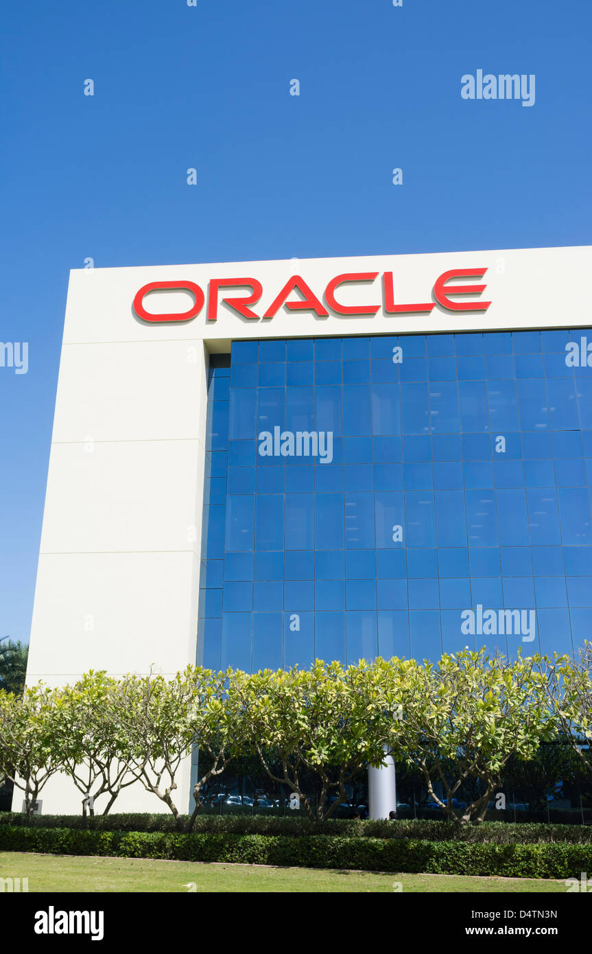 Oracle office building at Dubai Internet City in United Arab Emirates UAE Stock Photo