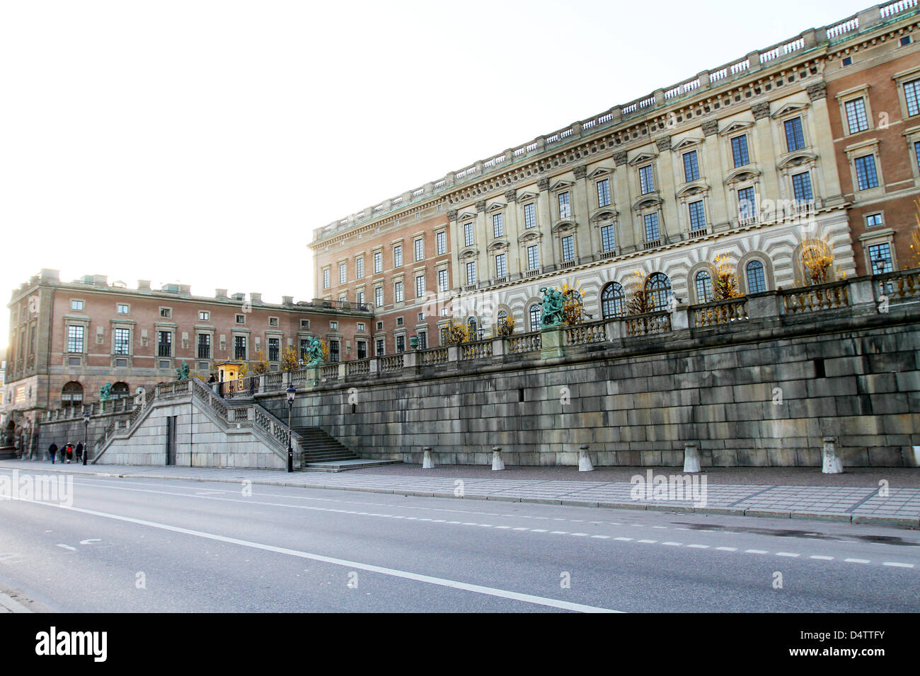 Exterior view on the Royal Palace in Stockholm, Sweden, 21 November 2009. Photo: Patrick van Katwijk Stock Photo
