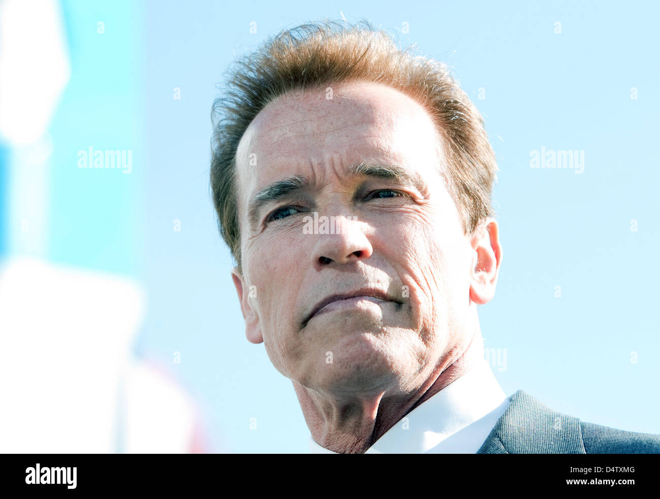 Californian governor Arnold Schwarzenegger pictured during the opening