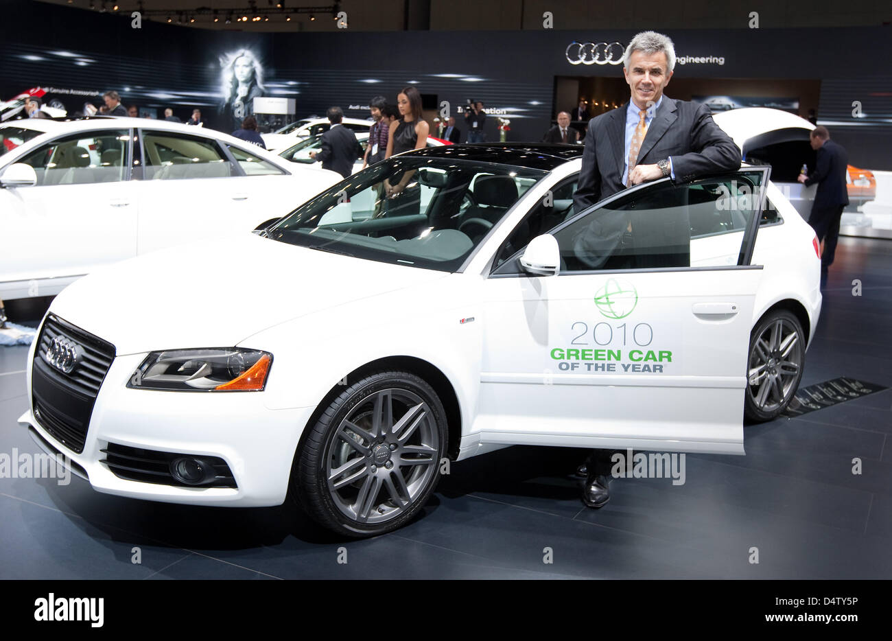 Audi Board Member Peter Schwarzenbauer Marketing And Sales Stands Stock Photo Alamy