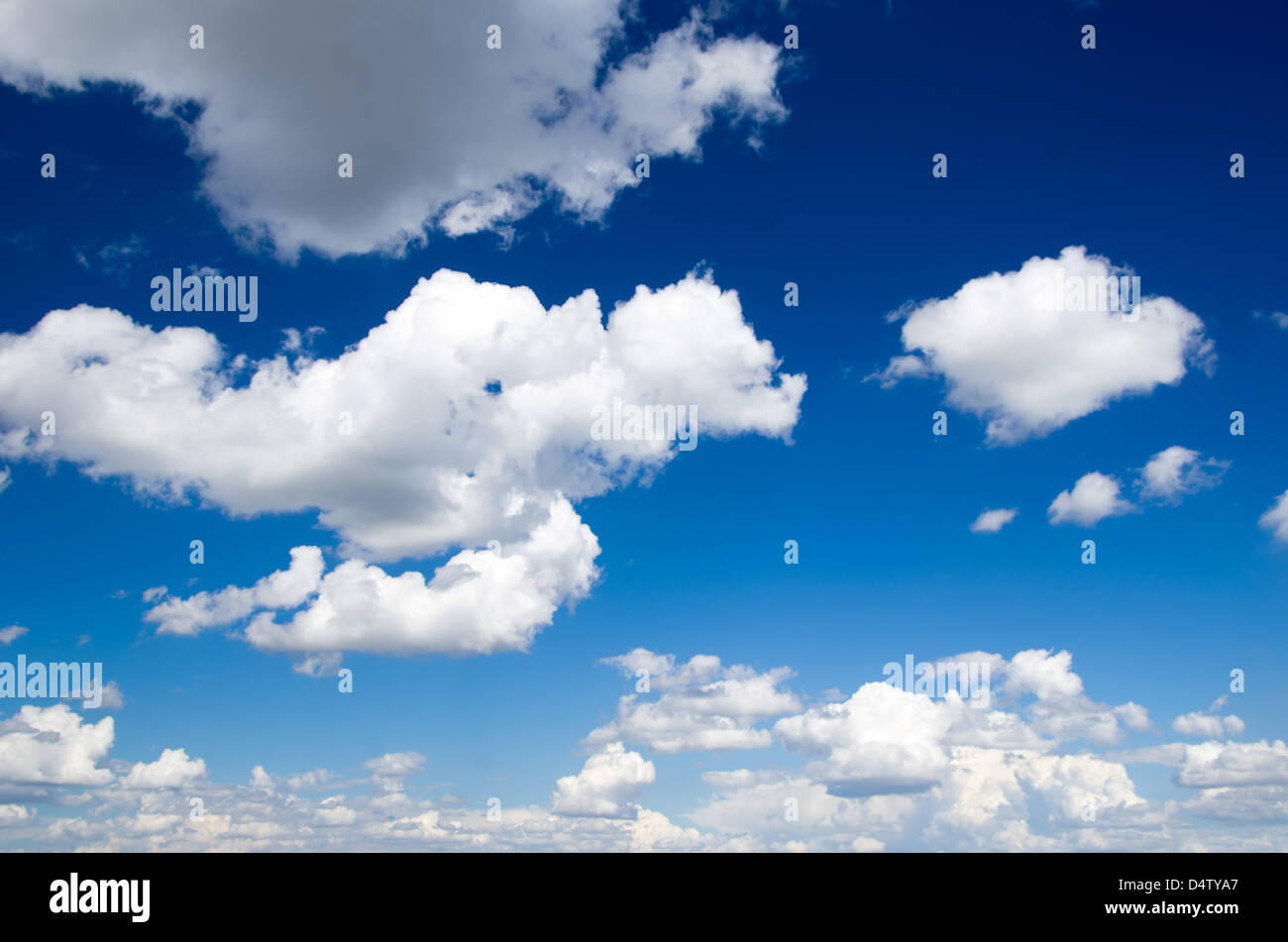 white clouds against blue sky Stock Photo - Alamy