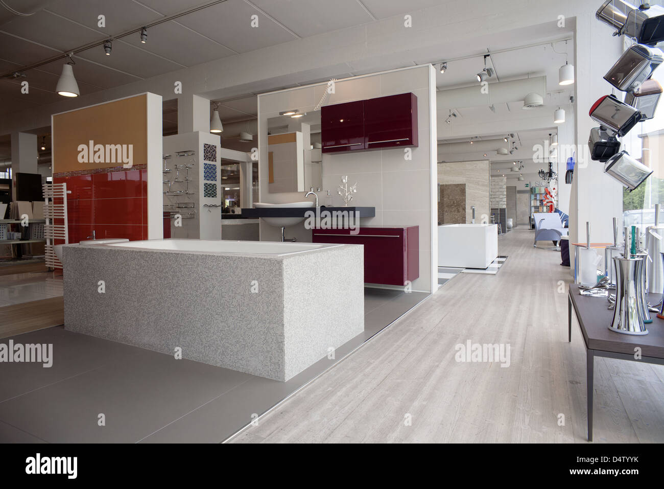 Home furnitures showroom store in Italy Stock Photo Alamy