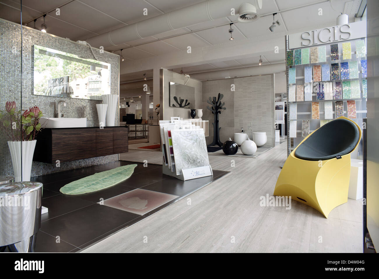 Home furnitures showroom store in Italy Stock Photo Alamy