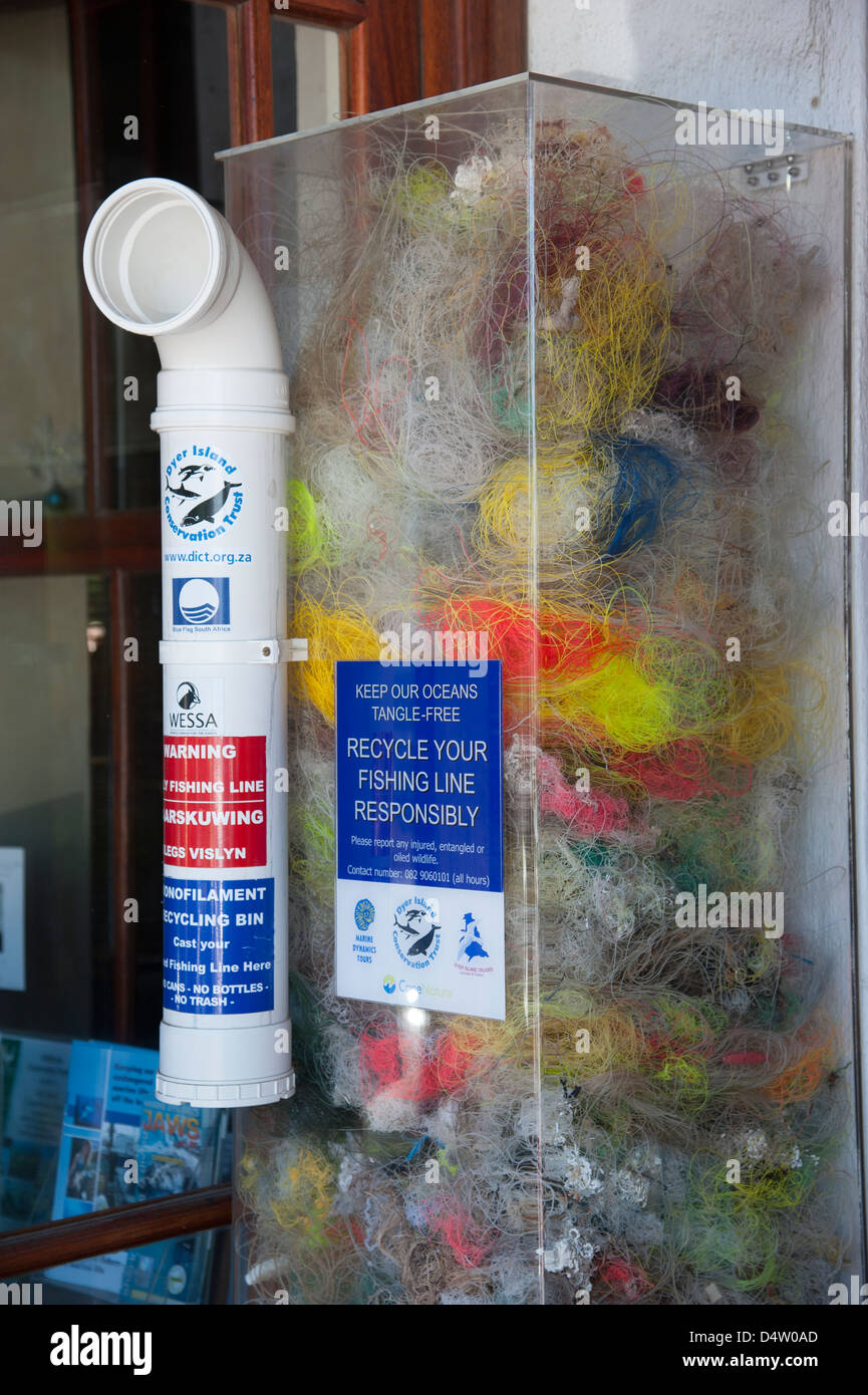 Fishing line recycling hi-res stock photography and images - Alamy