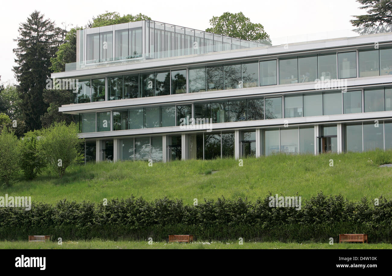 The UEFA (Union of European Football Associations) headquarters pictured in  Nyon, Switzerland, 09 May 2008. Photo: Frank May Stock Photo - Alamy