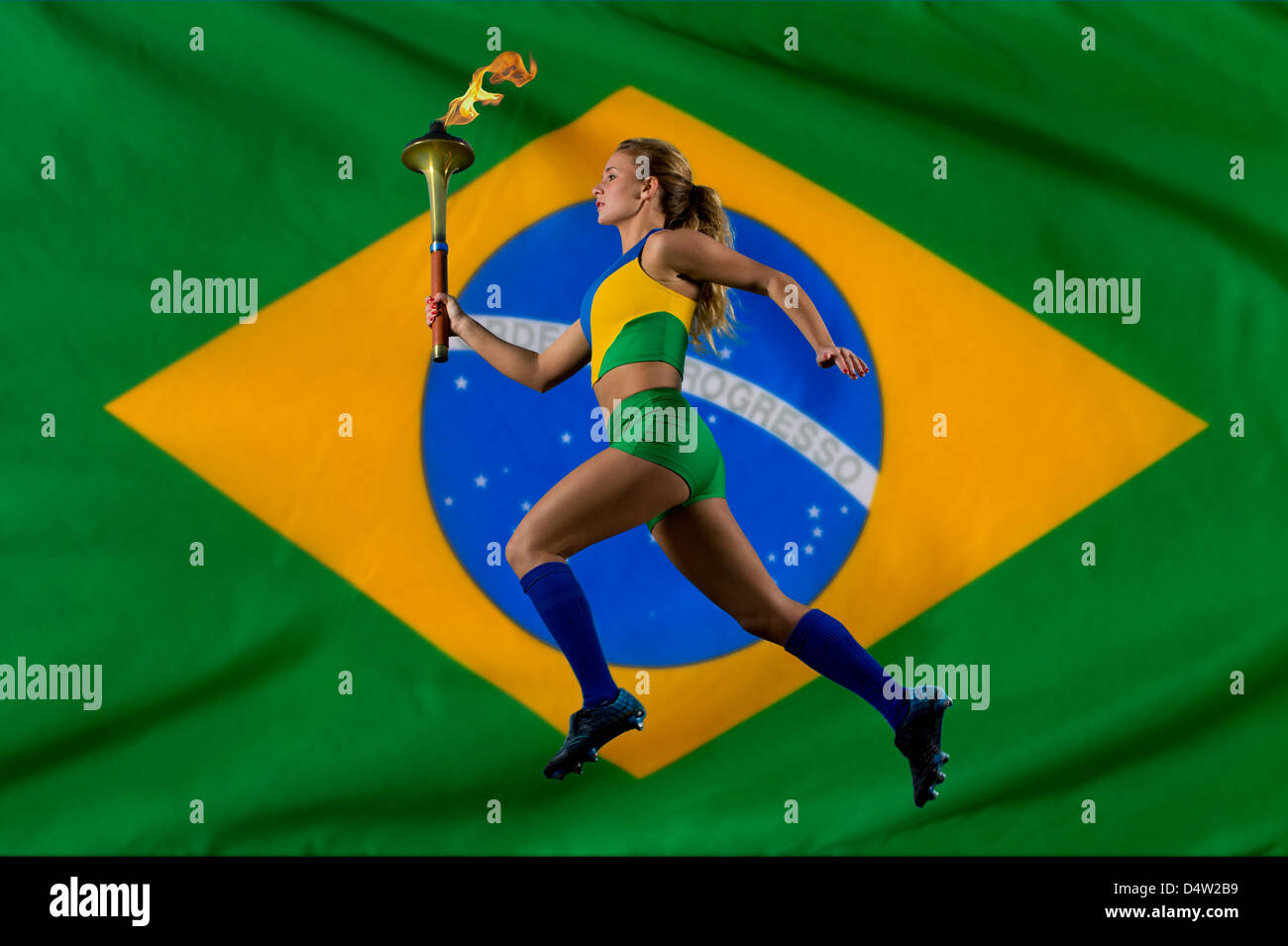 Olympic Runner with Torch Essentials