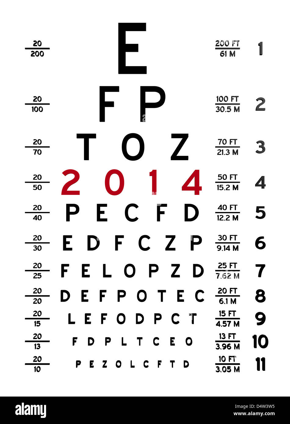 Abstract eye chart background design isolated on white Stock Photo - Alamy