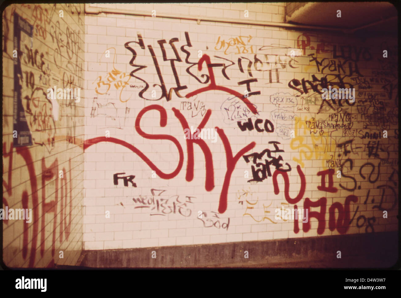 New york graffiti 1973 hi-res stock photography and images