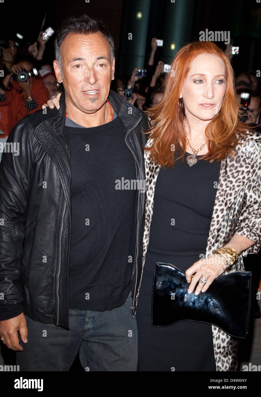 Musician Bruce Springsteen and his wife Patti Scialfa attend the premiere  of The Promise: The Making Of Darkness On The Edge Of Town during the  2010 Toronto International Film Festival at Roy