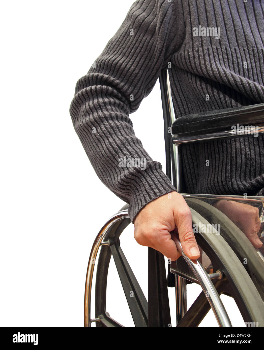 wheelchair man Stock Photo