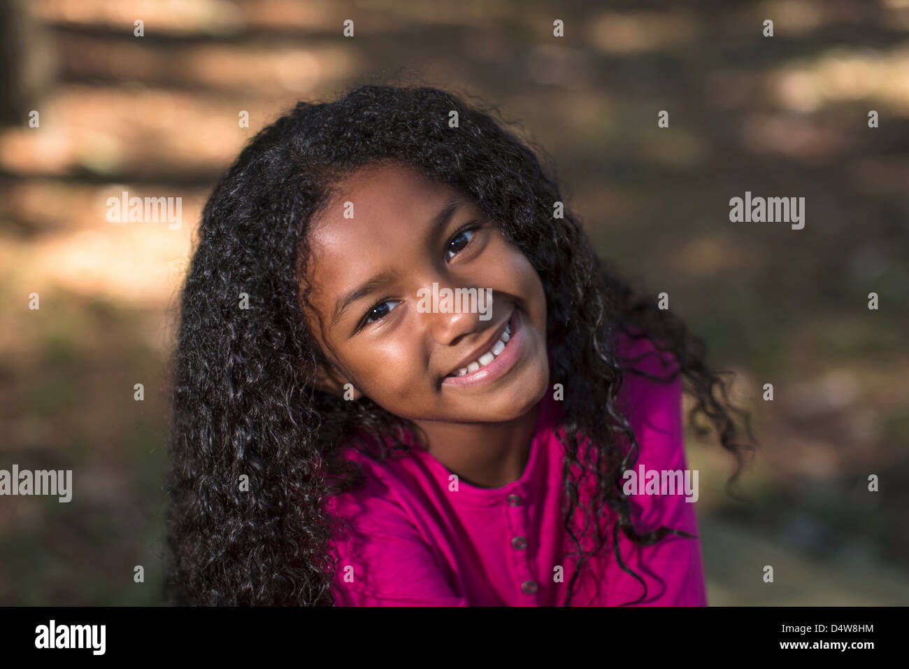 Girl standing outdoors hi-res stock photography and images - Alamy