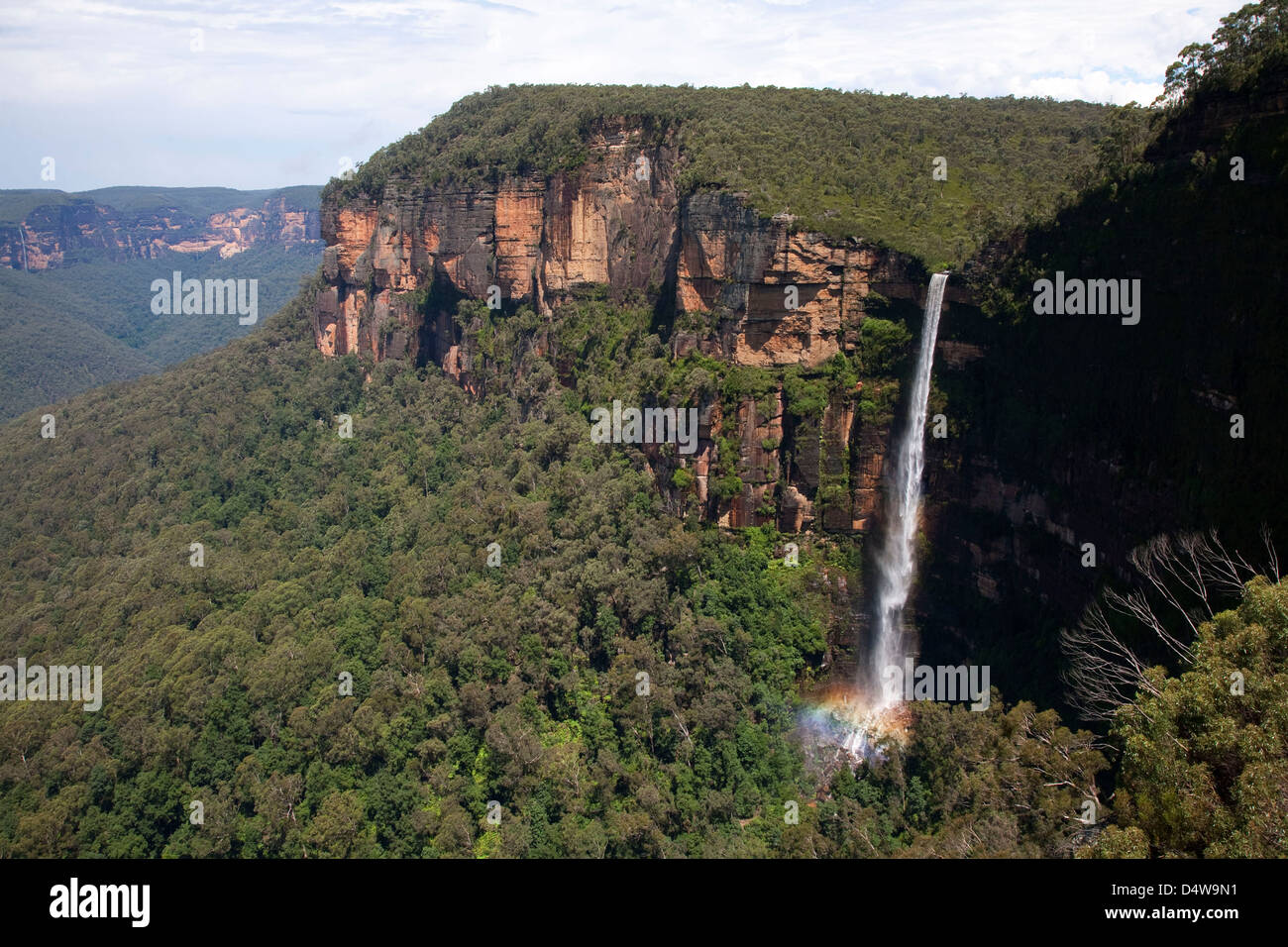 Bridal Veil Falls at Govetts Leap Lookout Blue Mountains New South