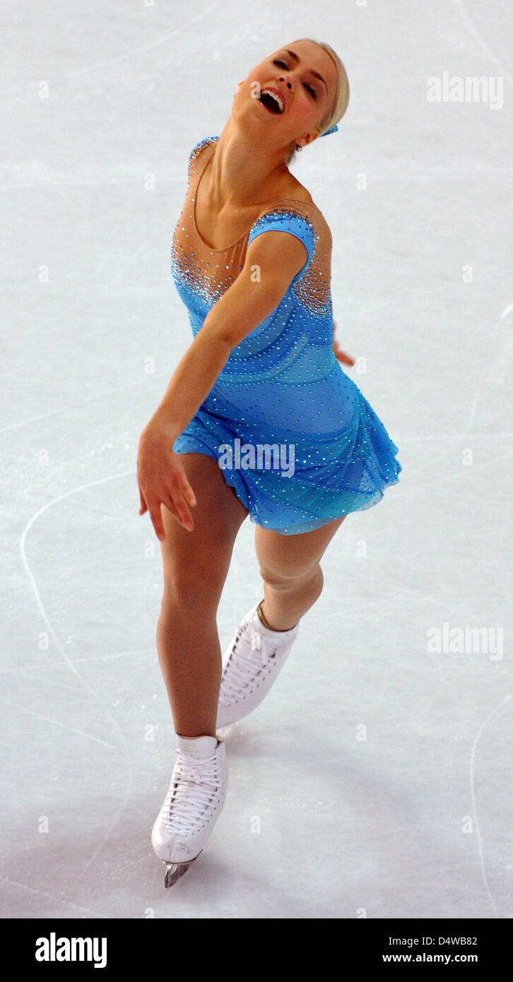 Finland's Kiira Korpi competes at the 42nd Nebelhorn Trophy in Obertsdorf, Germany, 24 Septmeber 2010. Photo: STEFAN PUCHNER Stock Photo