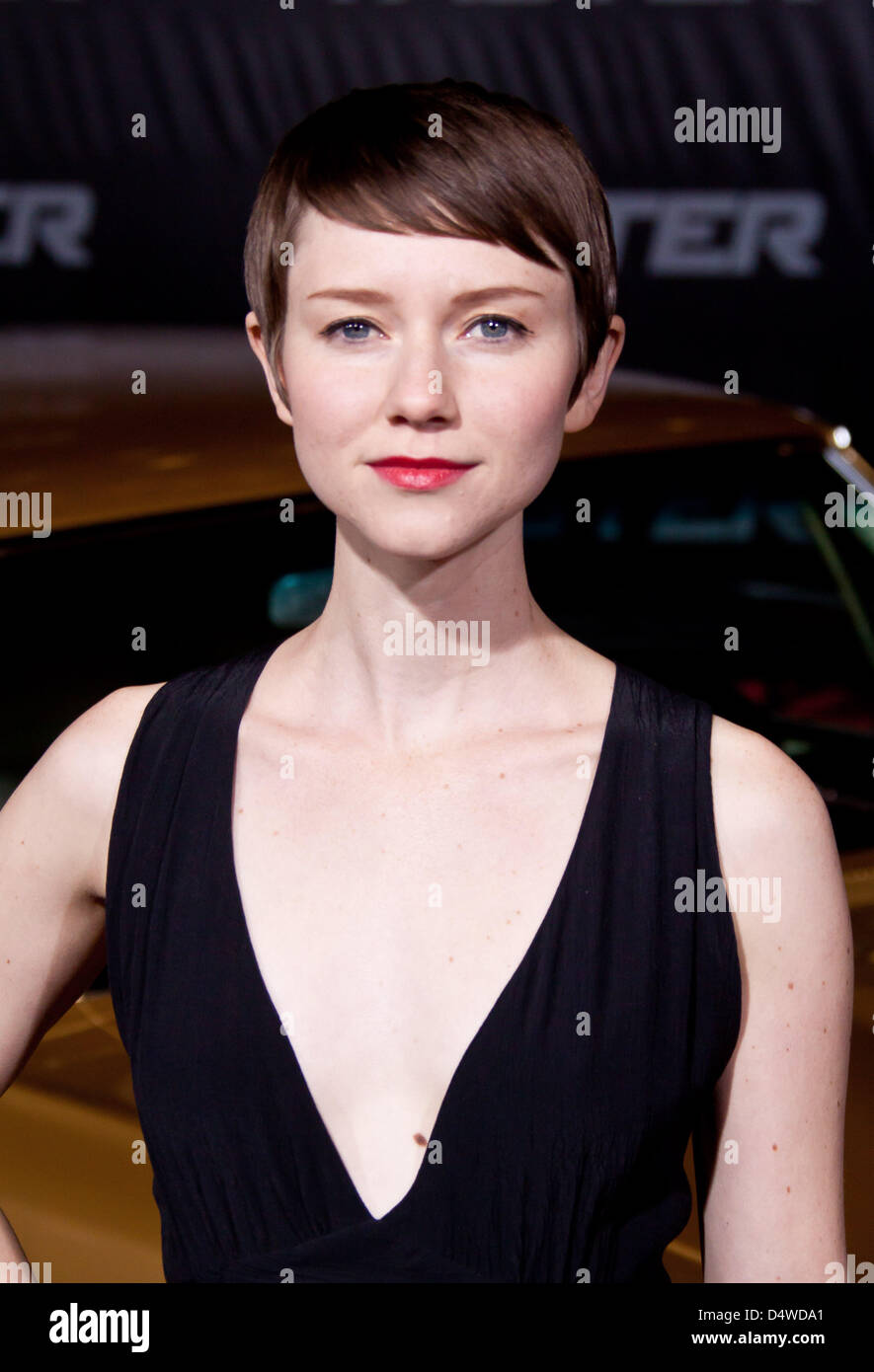 US actress Valorie Curry attends the premiere of the film 'Faster' at
