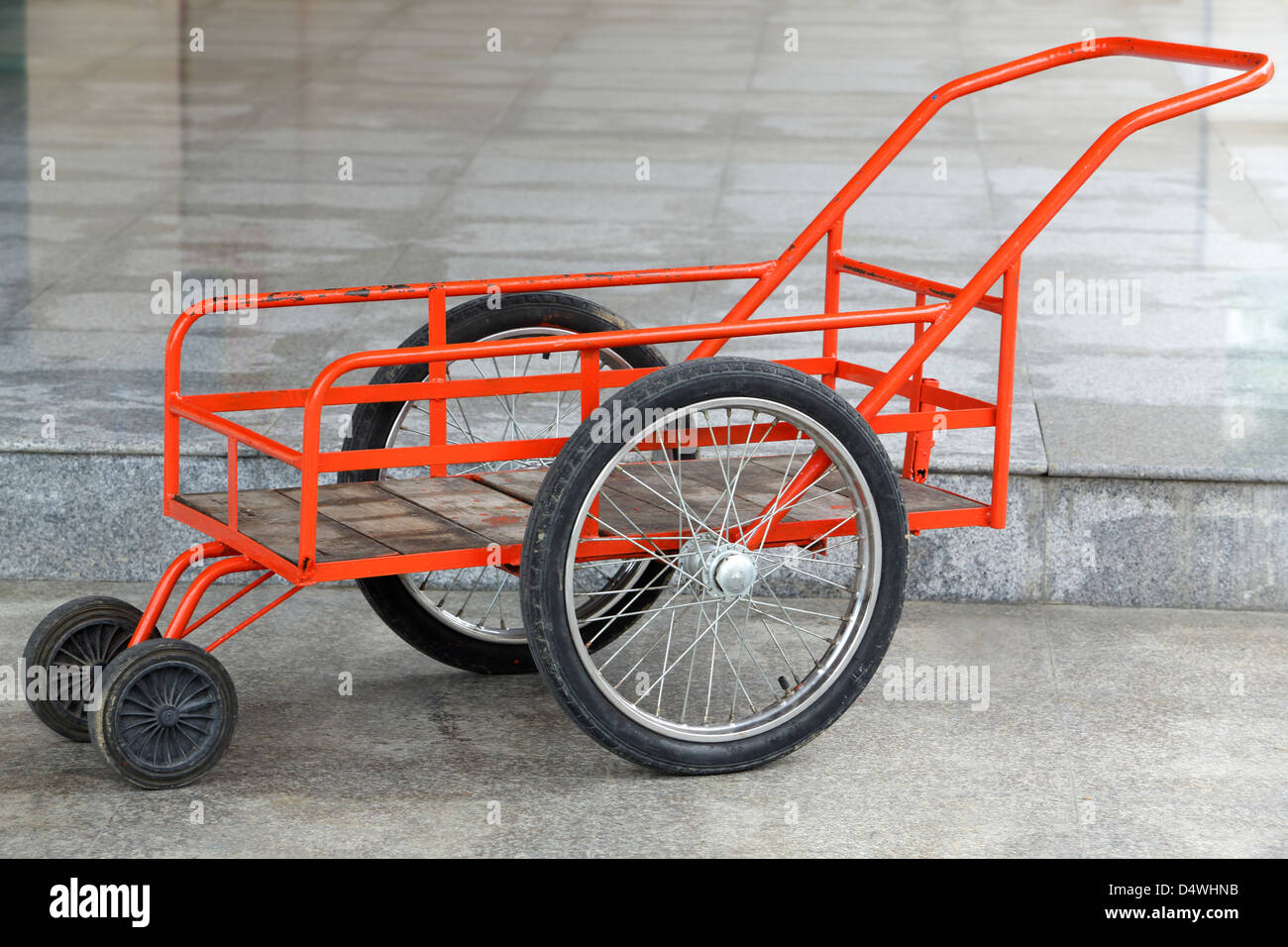 Thai red cart for general purpose use Stock Photo Alamy