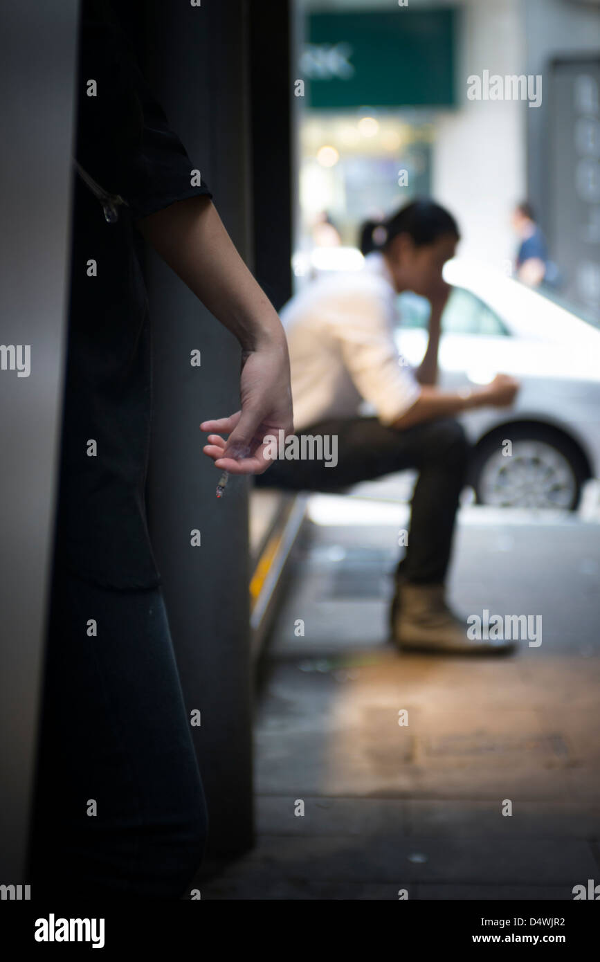 Smoking In An Alley High Resolution Stock Photography and Images Alamy