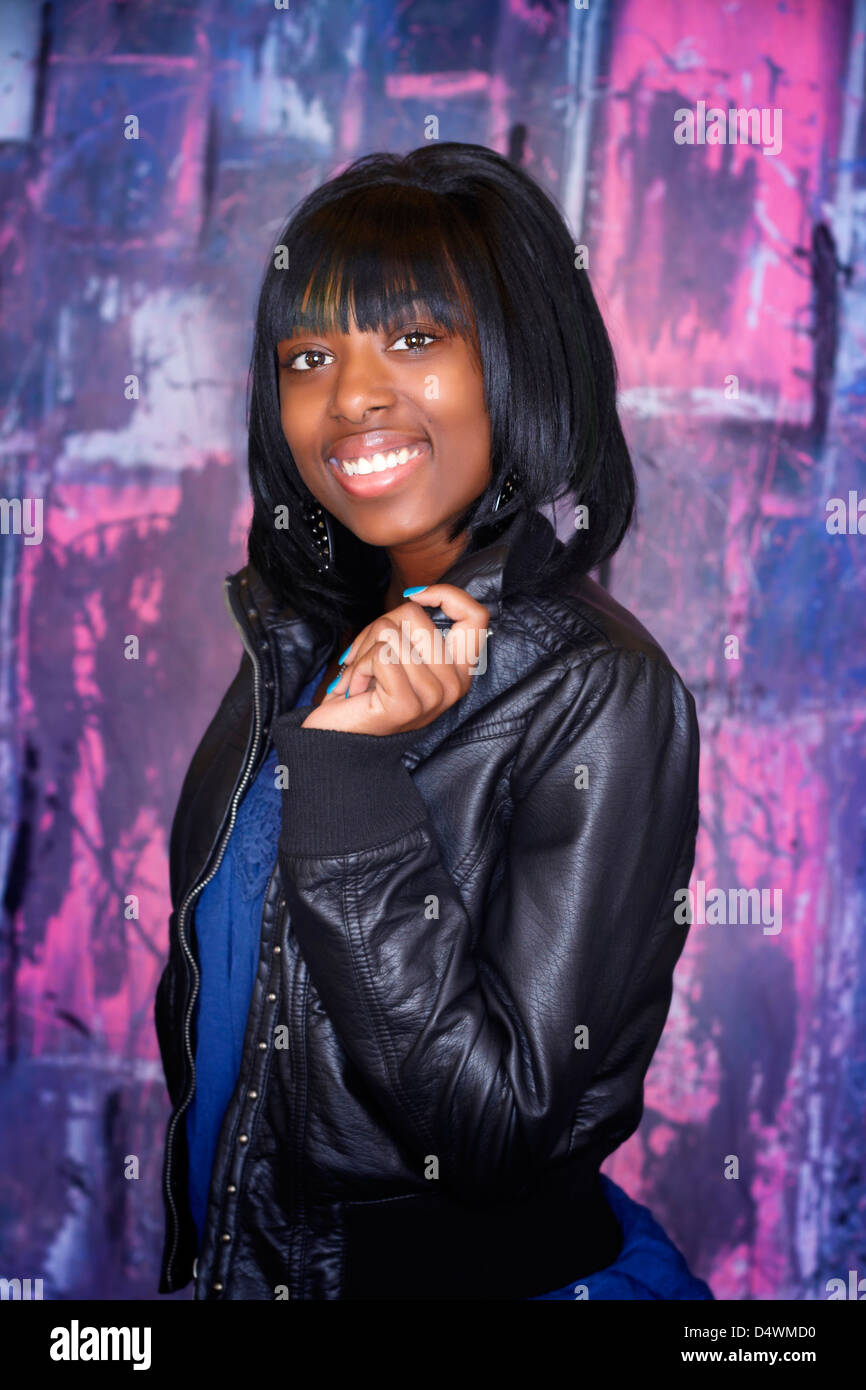 Jacket teen kid girl hi-res stock photography and images - Alamy