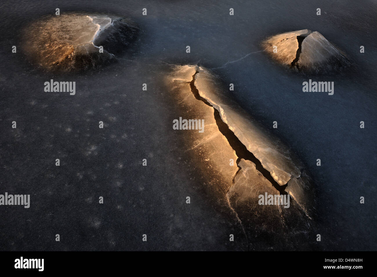 Ice crack rocks hi-res stock photography and images - Alamy