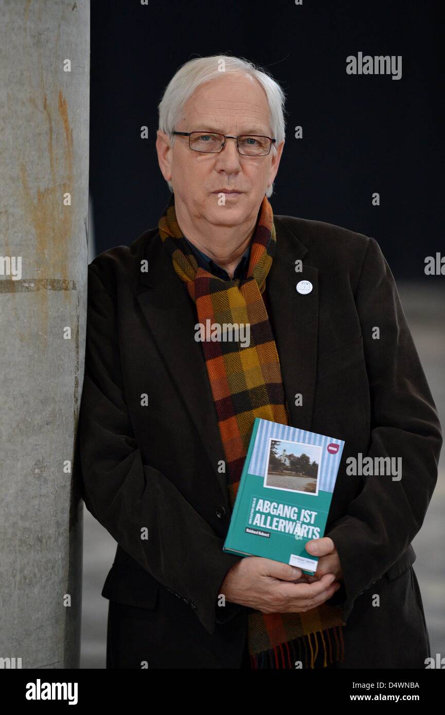 Reinhard Kuhnert pictured at the Leipzig book fair in March 2013 Stock