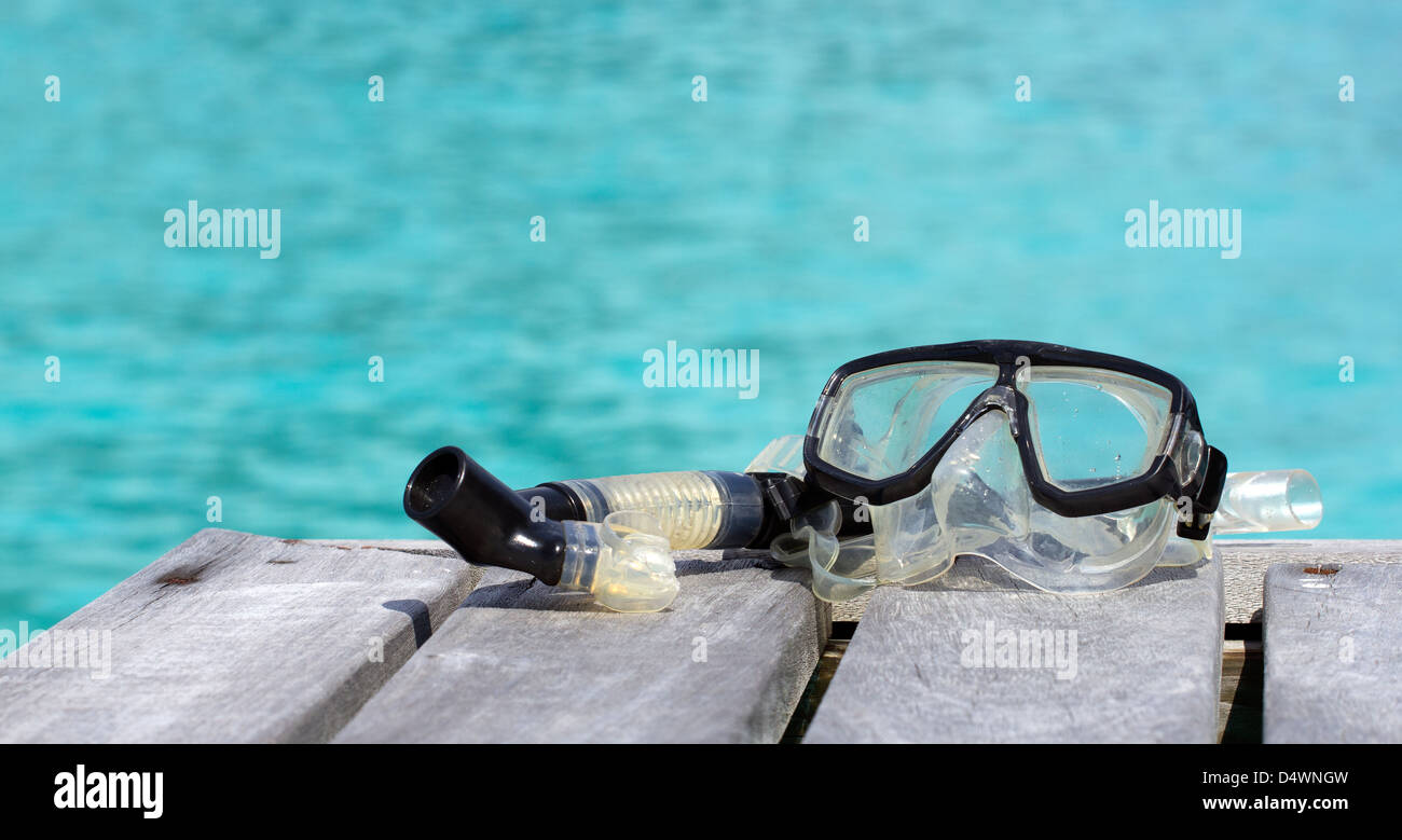 snorkeling equipment Stock Photo