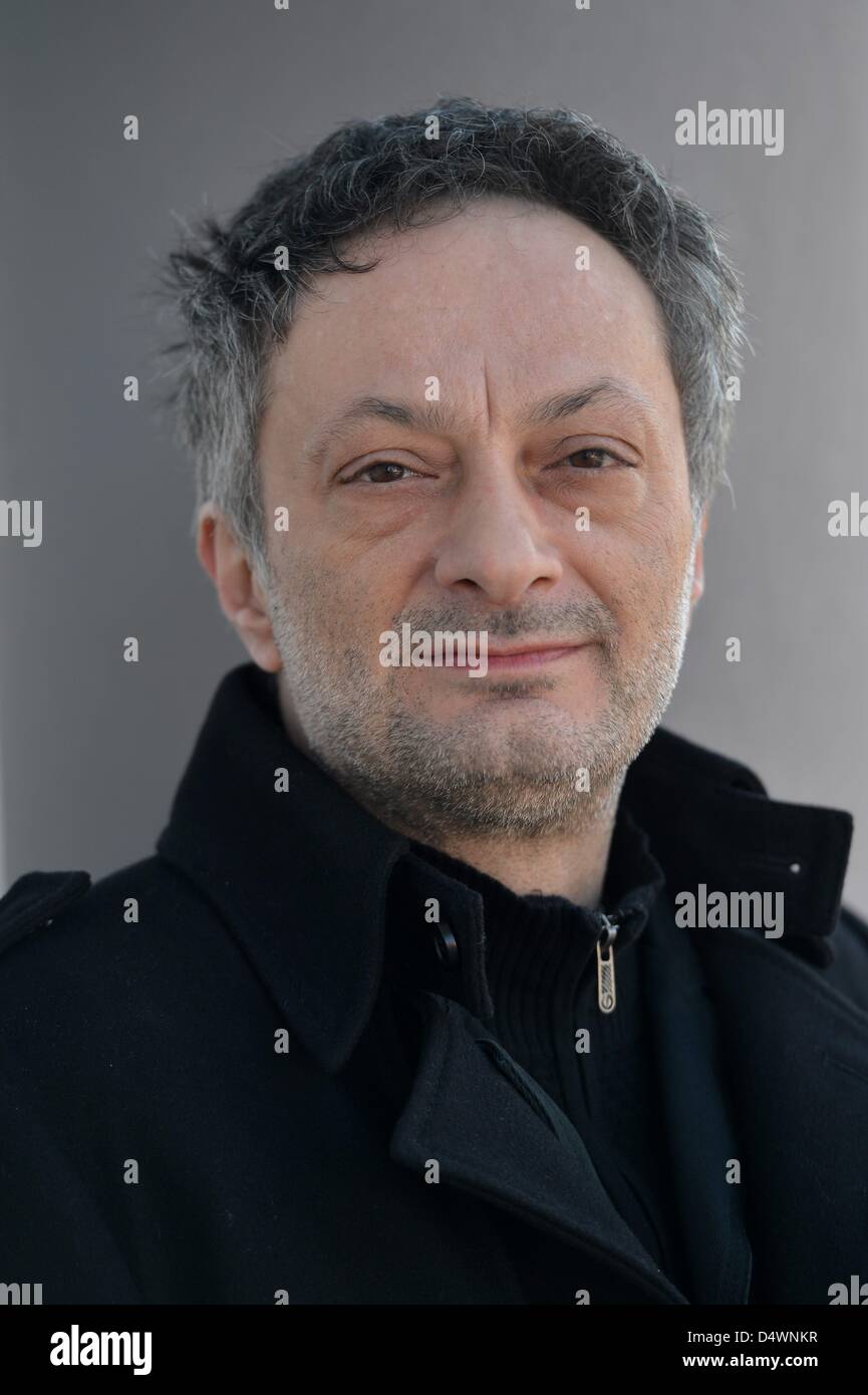 Feridun Zaimoglu pictured at the Leipzig book fair in March 2013 Stock ...