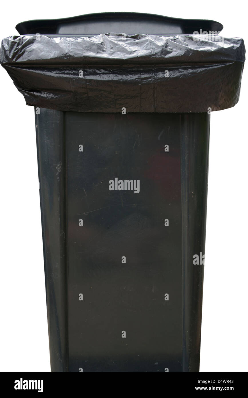 Black wheelie bin hi-res stock photography and images - Alamy
