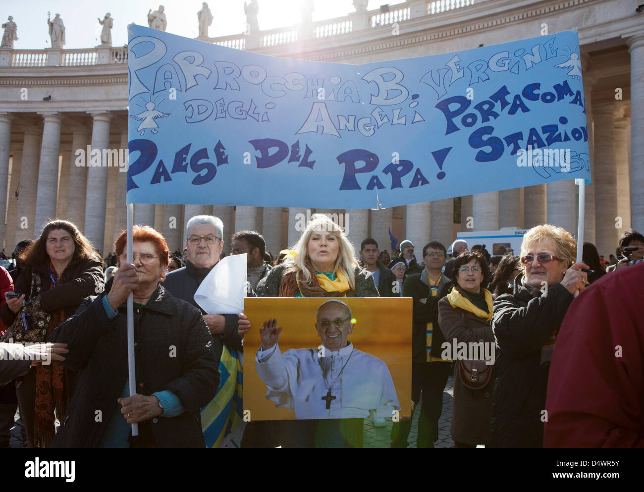 Vatican, Italy. 19th March 2013. Pope Francis I inauguration Mass  Roma, Italy. 19 Mar 2013  Credit:  Stephen Bisgrove / Alamy Live News Stock Photo