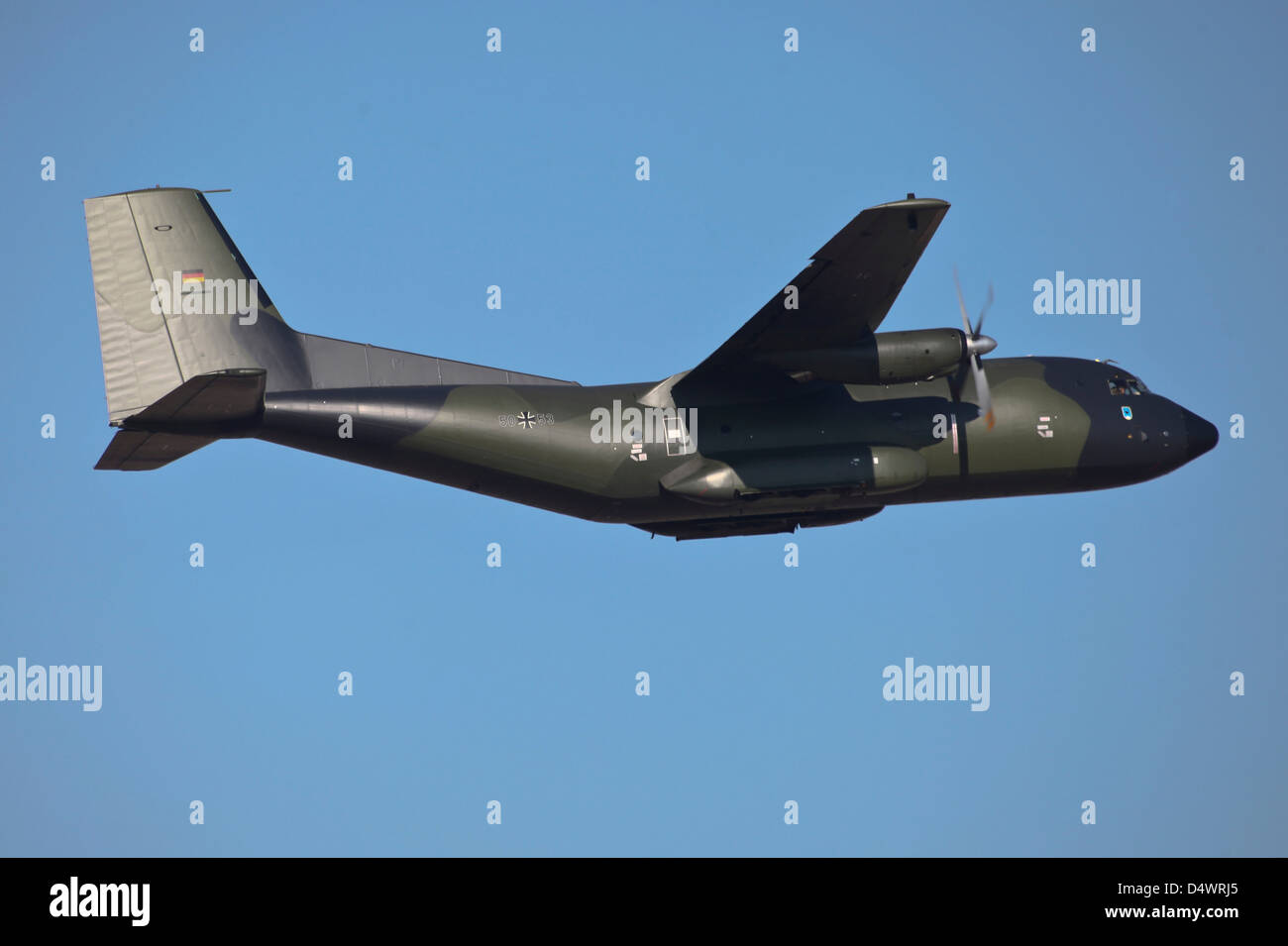 Stuttgart Airfield, Germany - The German Air Force C-160D Transall ...