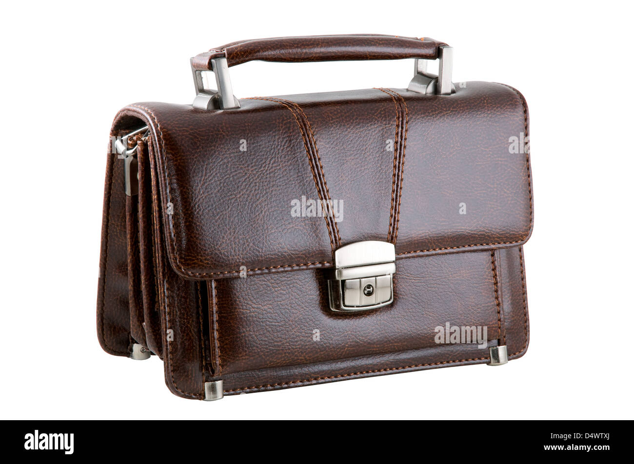Briefcase is photographed on the white background Stock Photo - Alamy