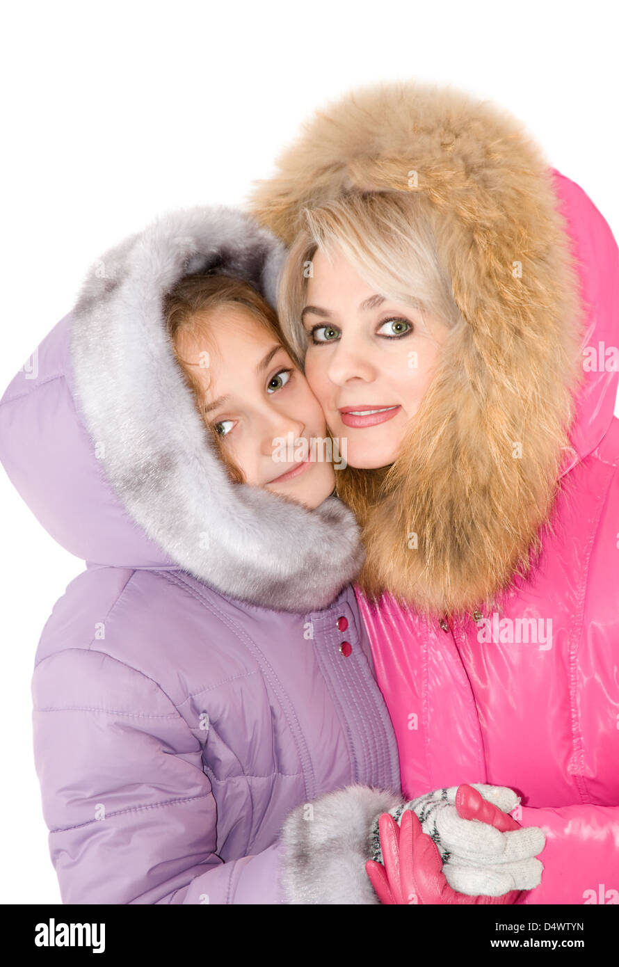 Fur hood coats hi-res stock photography and images - Alamy