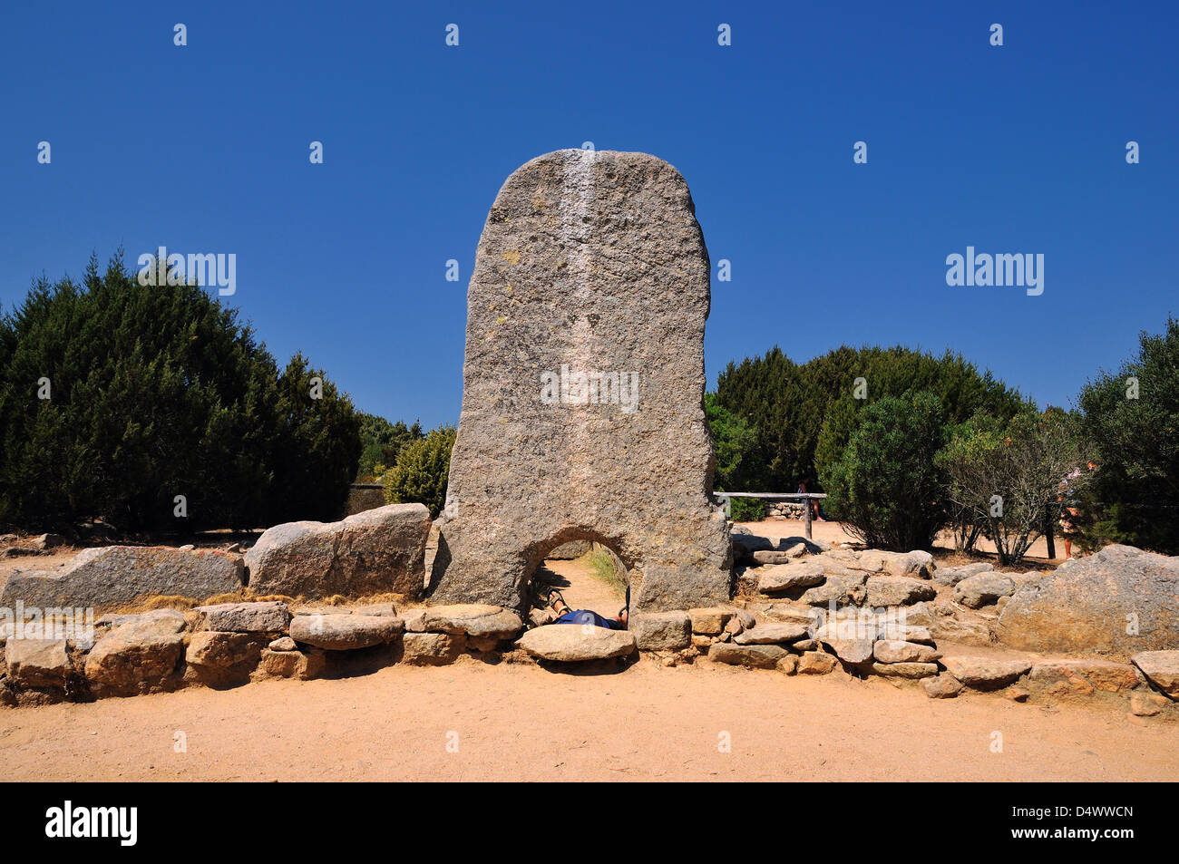 Sardegna Italy Tomba dei giganti, Li Mizzani by andrea quercioli Stock Photo