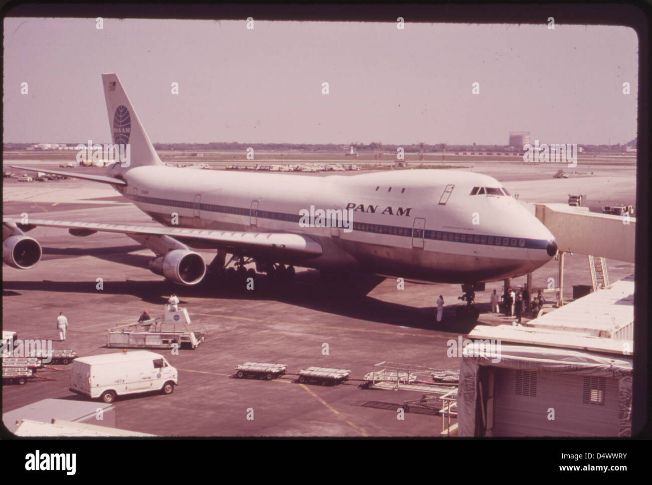 At the John F. Kennedy Airport 05/1973 Stock Photo