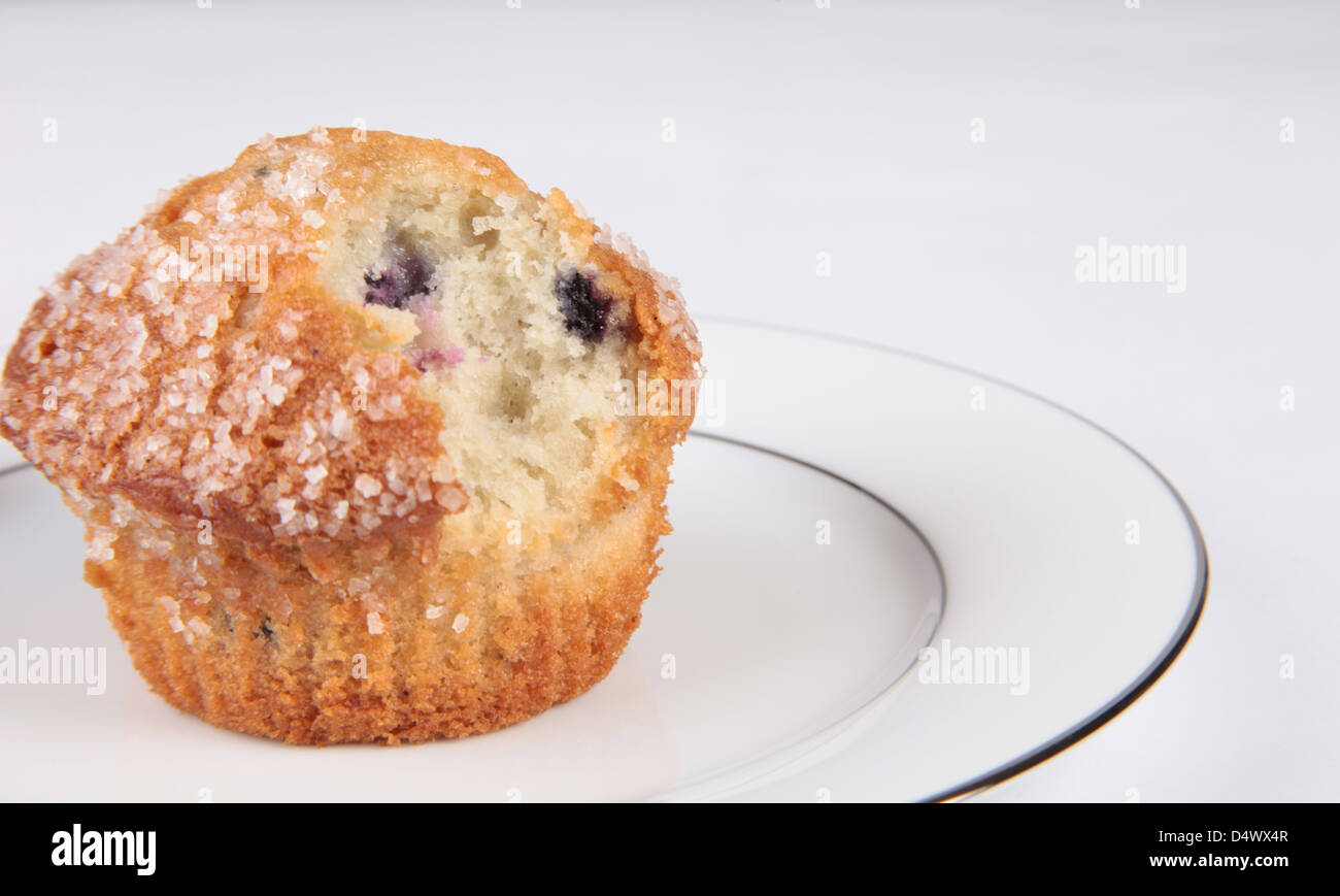 Delicious homemade blueberry isolated on white background Stock Photo ...