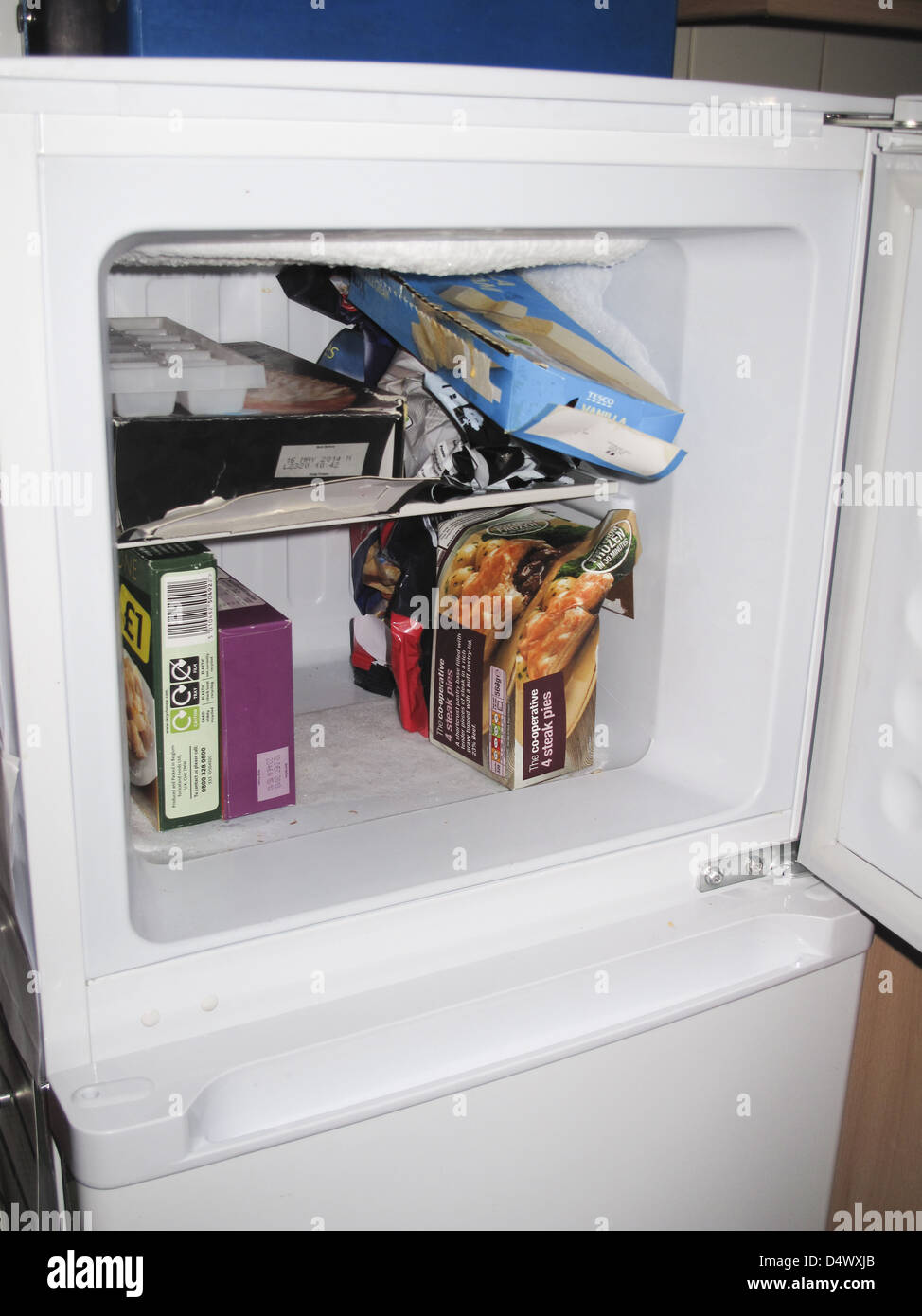 Frozen Soup Refrigerator Stock Photo 329001854