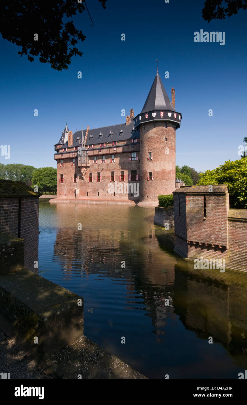 Castle de Haar near Utrecht in the Netherlands Stock Photo