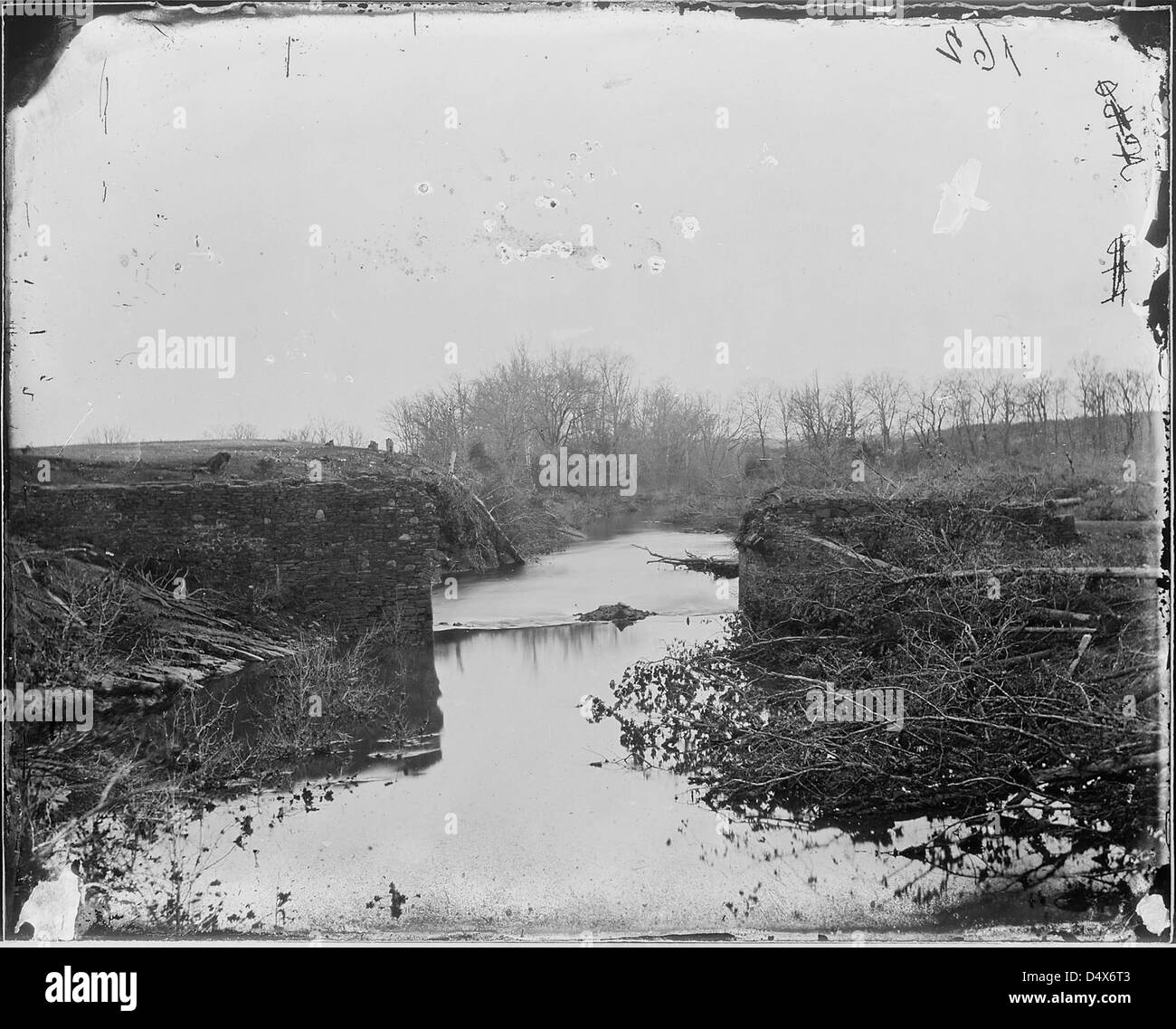 Ruins of Stone Bridge, Bull Run, Virginia Stock Photo Alamy
