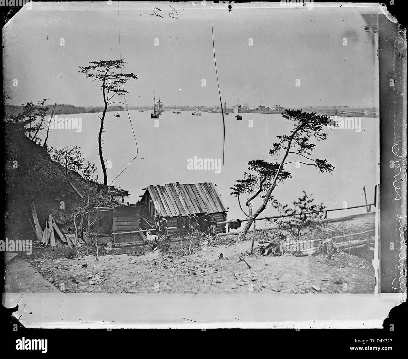 Jones Landing, James River, 1864 Stock Photo Alamy