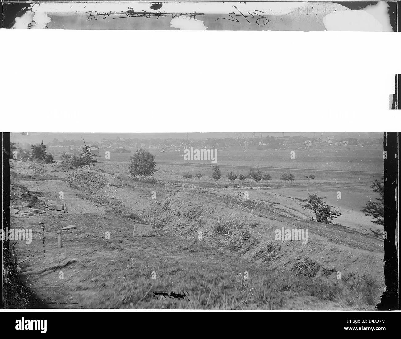 View of Fredericksburg, 1863 Stock Photo