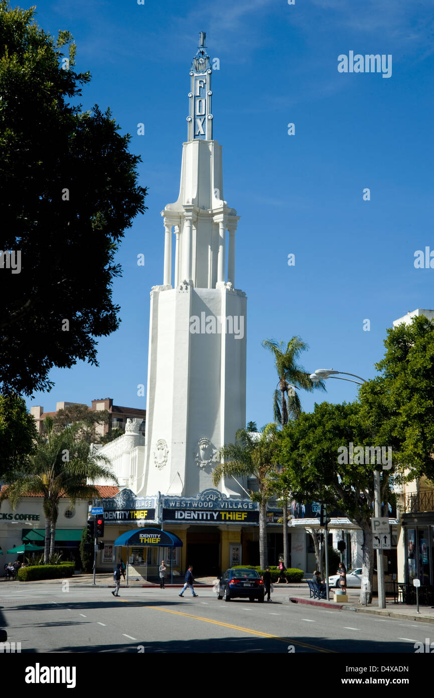 the Fox theater in Westwood Village, Los Angeles, California Stock Photo