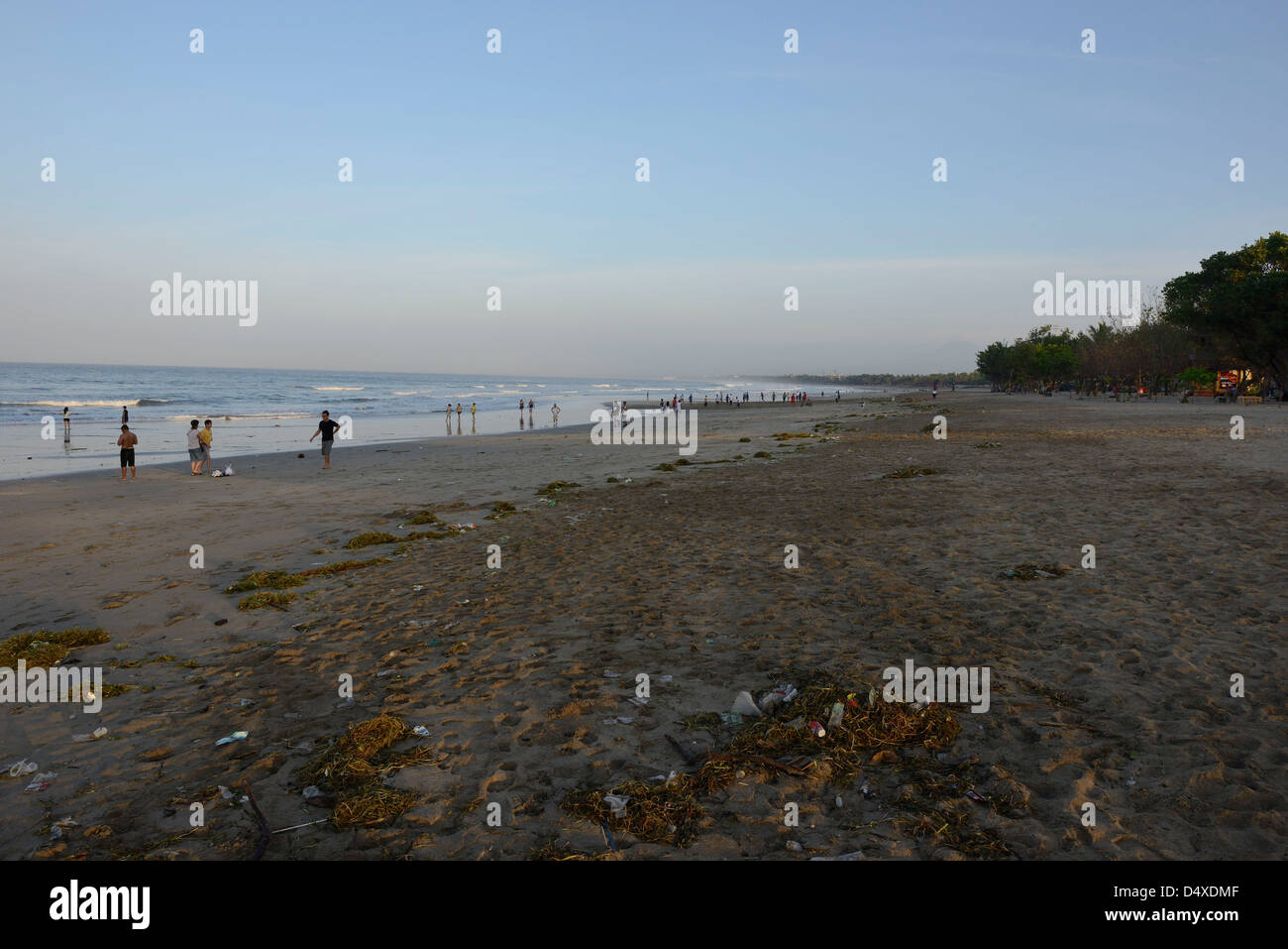 Indonesia, Bali, Kuta, pollution on the beach Stock Photo