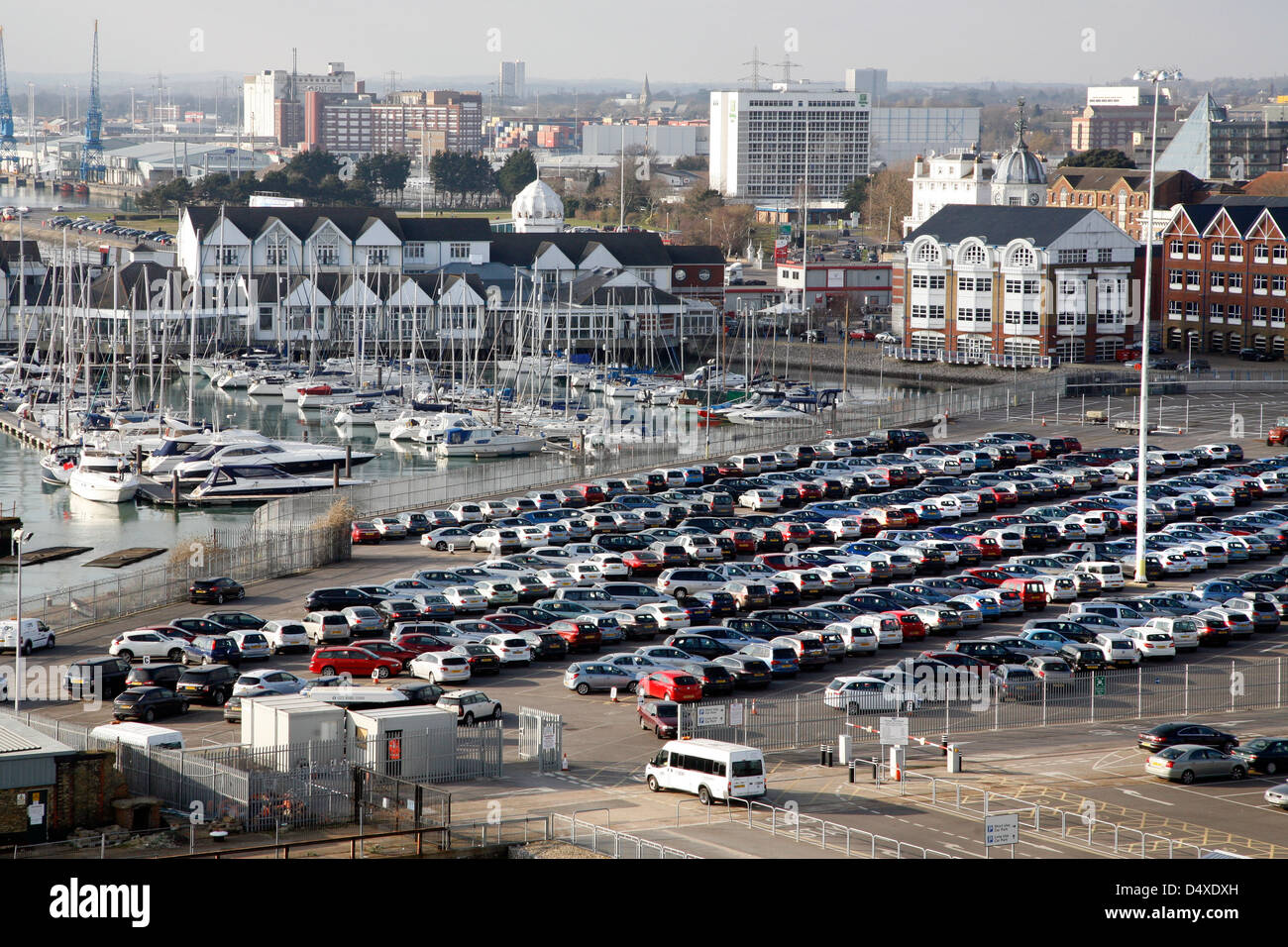 Southampton Docks Cars Stock Photos Southampton Docks Cars