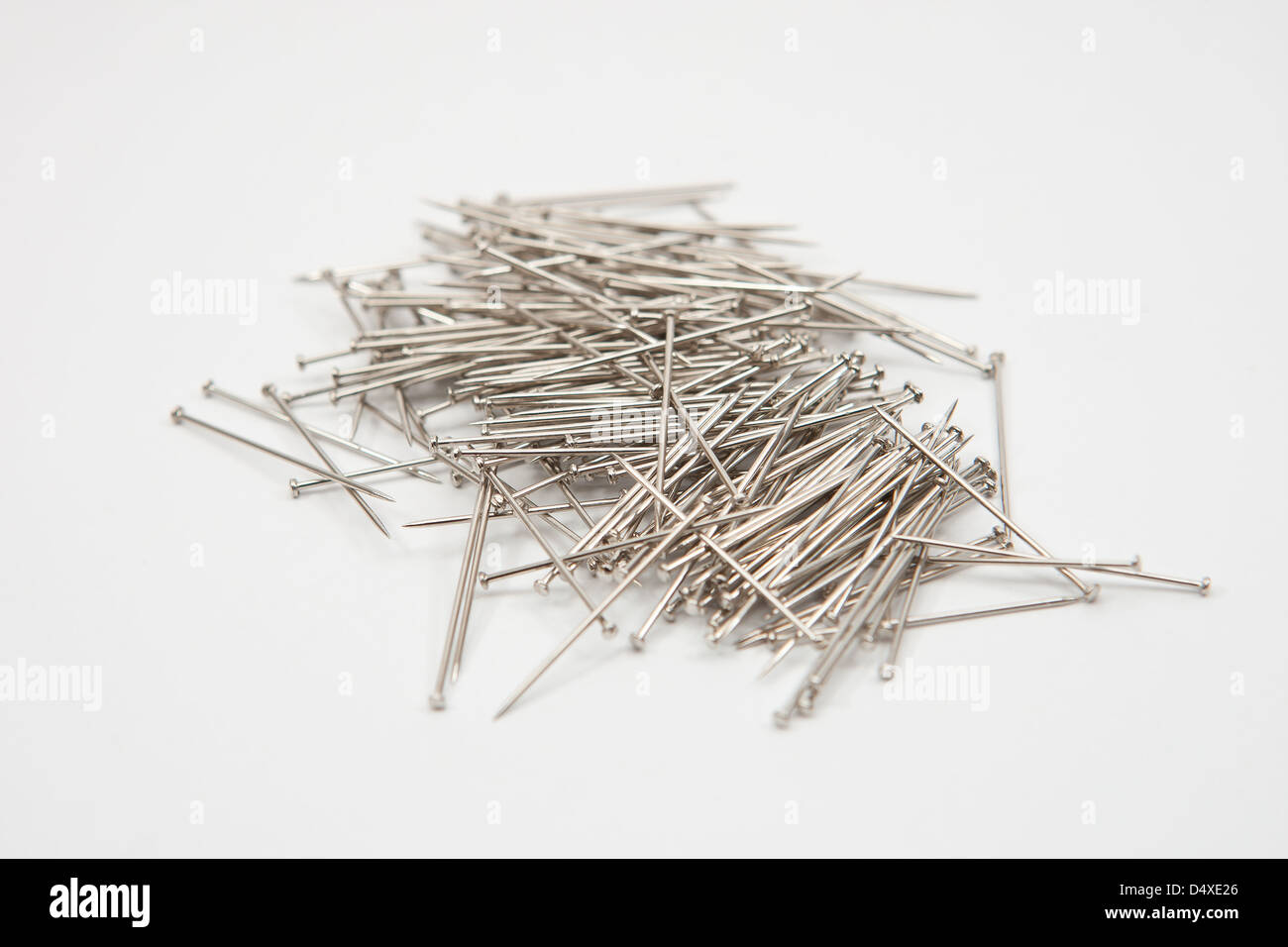 Pins dress making fixing sharp needles clothes stainless steel Stock