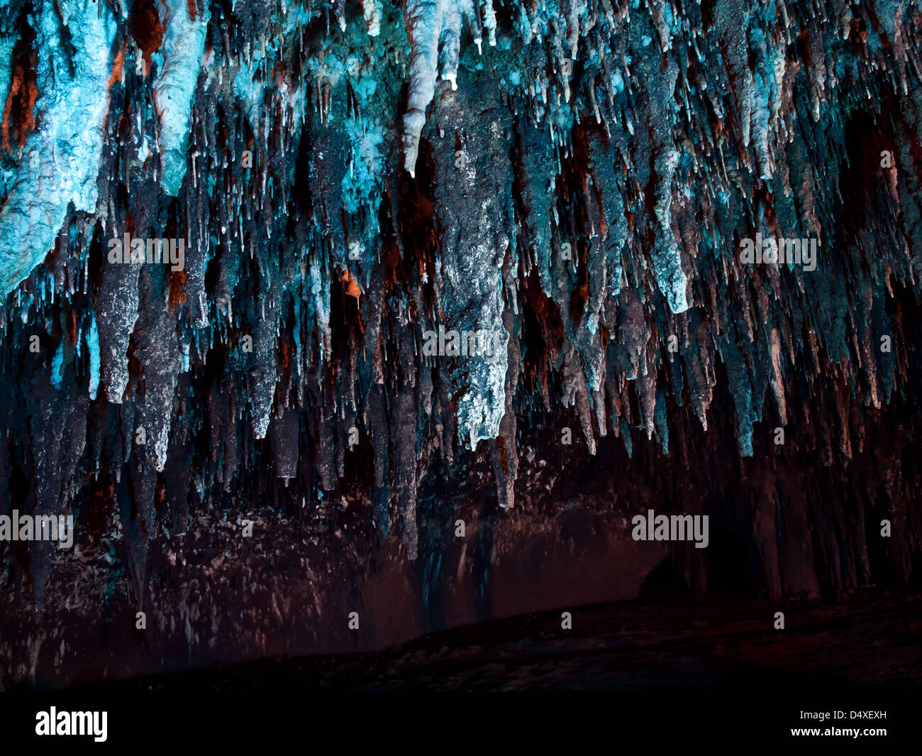 Tham Khao Bin cave Stock Photo Alamy