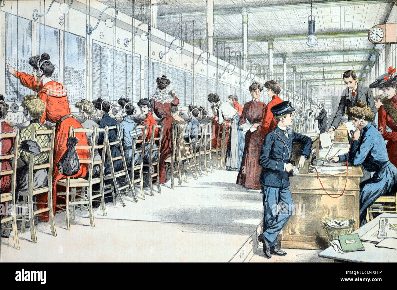 Telephone switchboard vintage hires stock photography and images Alamy