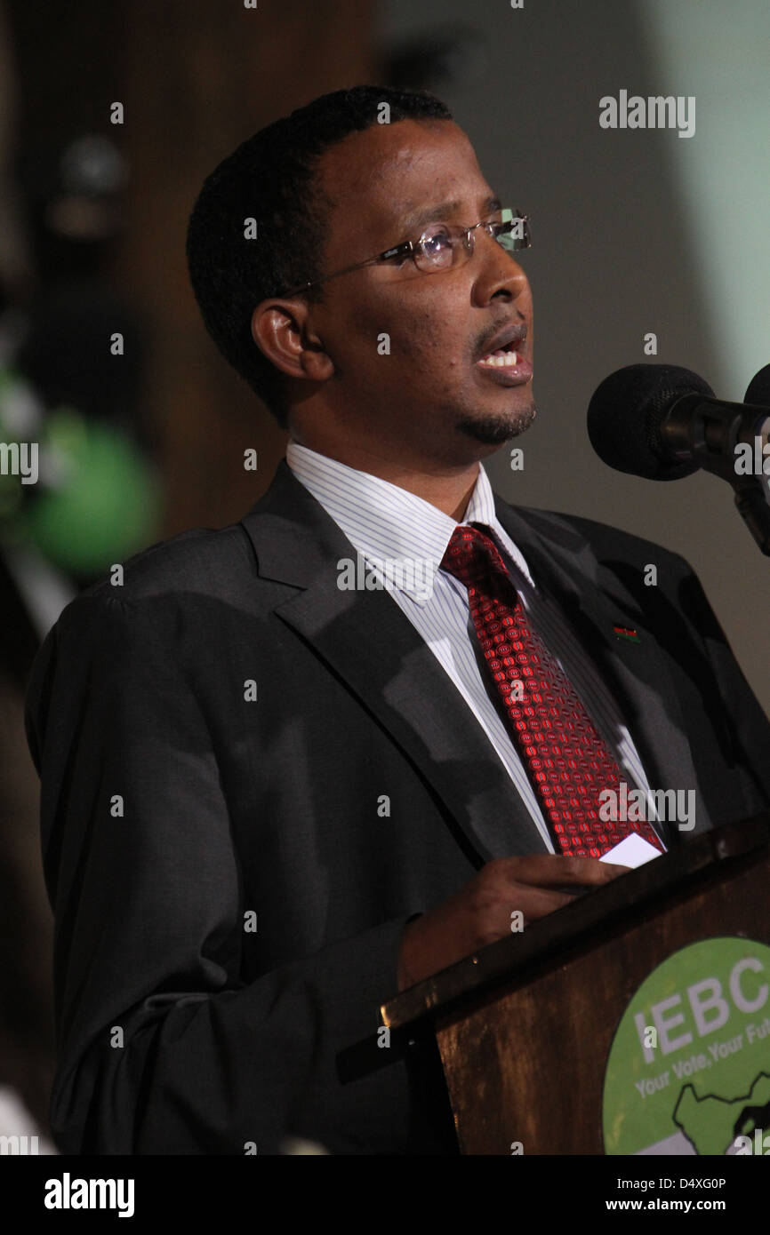 The Independent Electoral And Boundaries Commission Iebc Chairman Ahmed Issack Hassan Speaks About The Delayed Election Result C David Mbiyu Alamy Live News Stock Photo Alamy