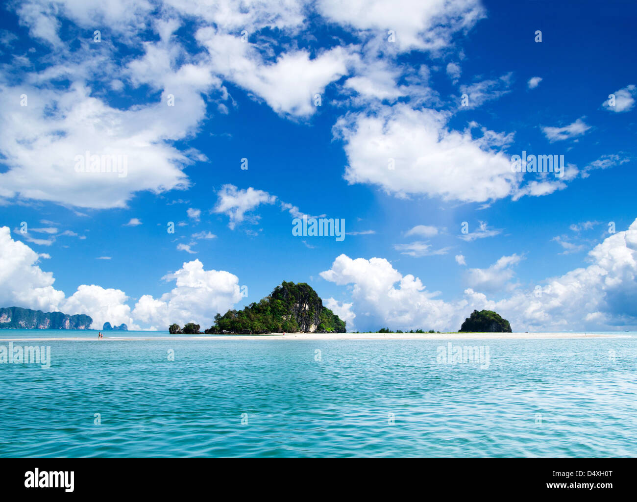 beautiful beach and tropical sea Stock Photo