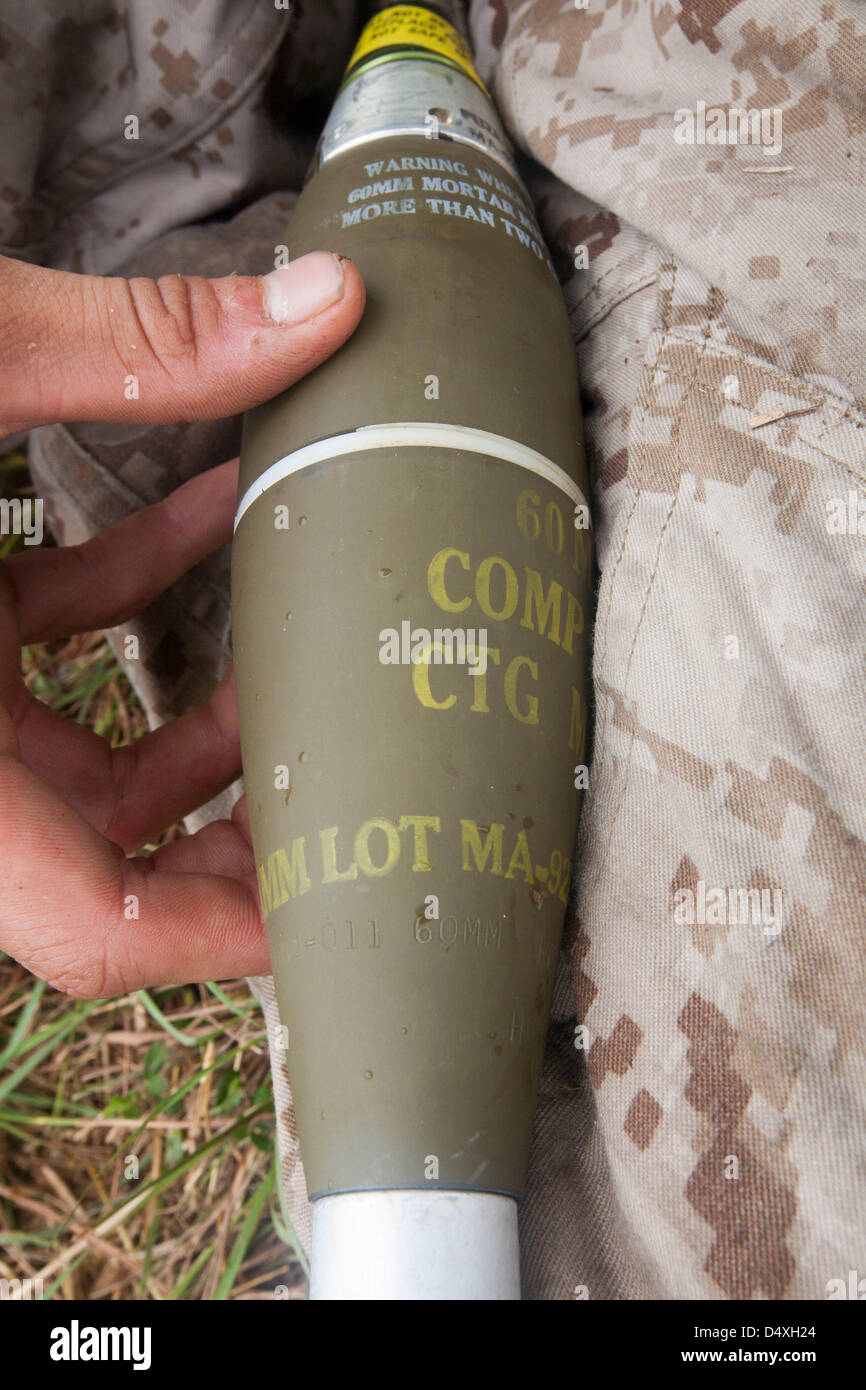 60mm mortar shell hi-res stock photography and images - Alamy