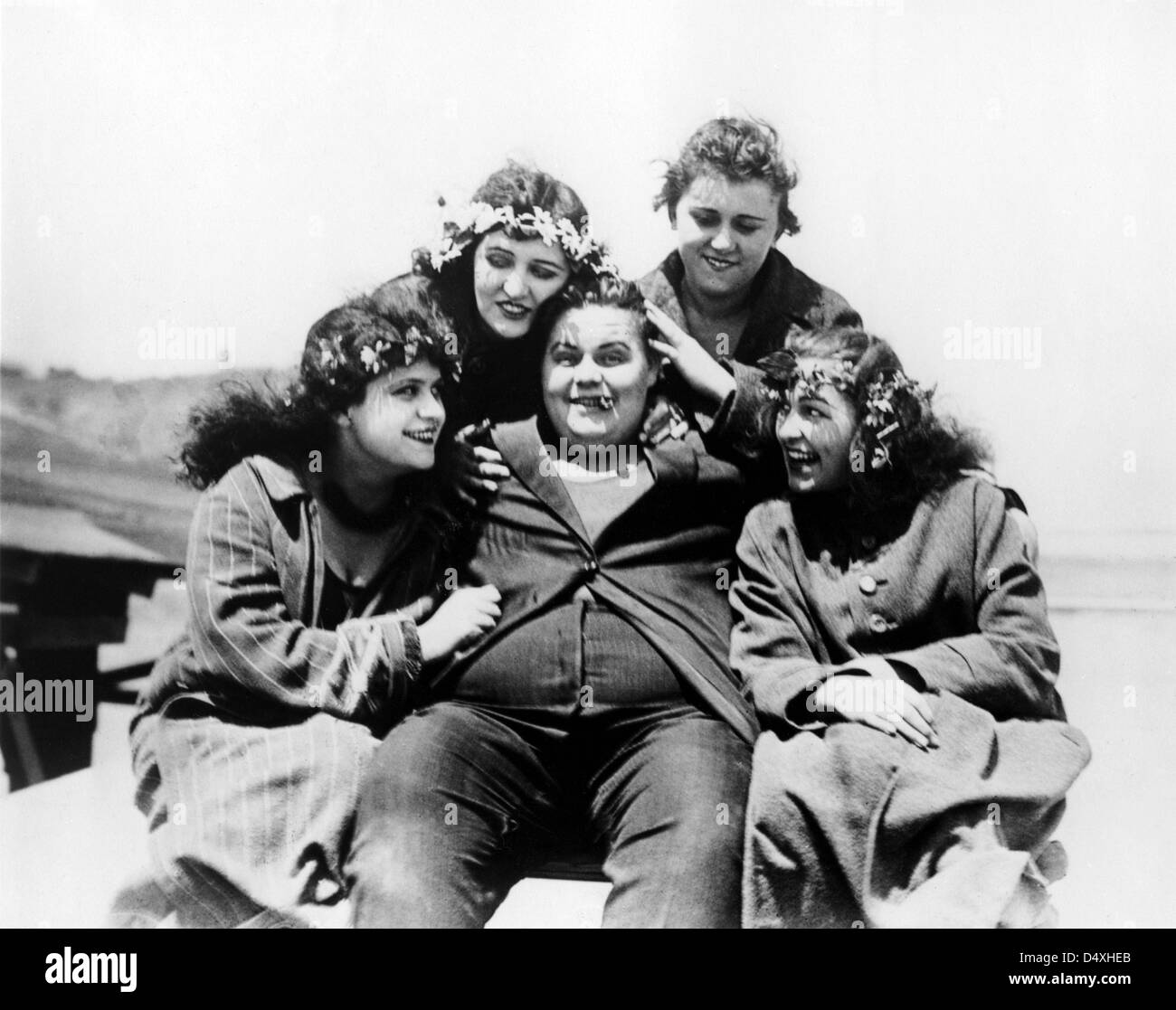 ROSCOE 'FATTY' ARBUCKLE (1887-1933) US film actor about 1920 Stock Photo