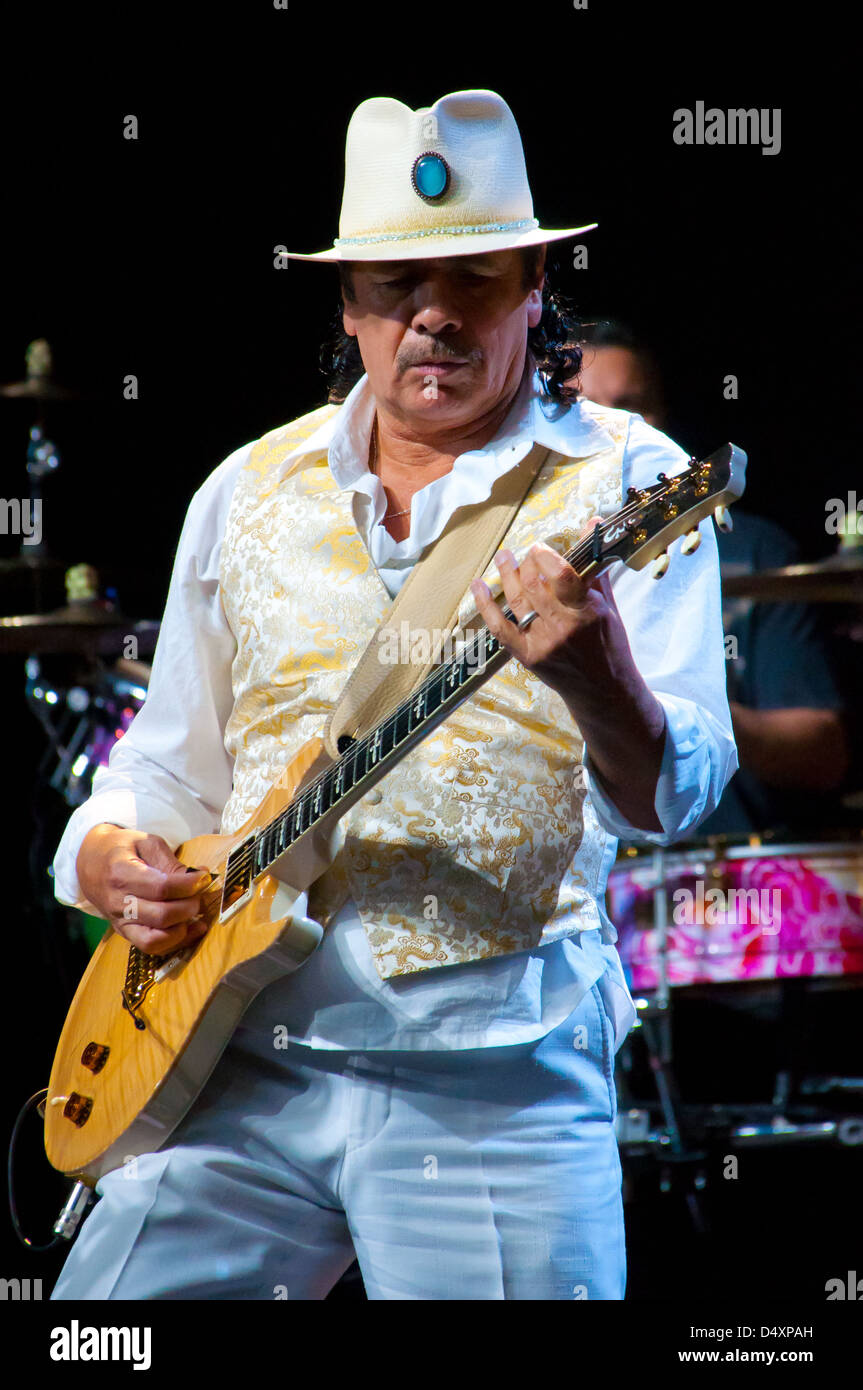 Carlos Santana and Karl Perazzo. Carlos Santana concert Crocus City ...