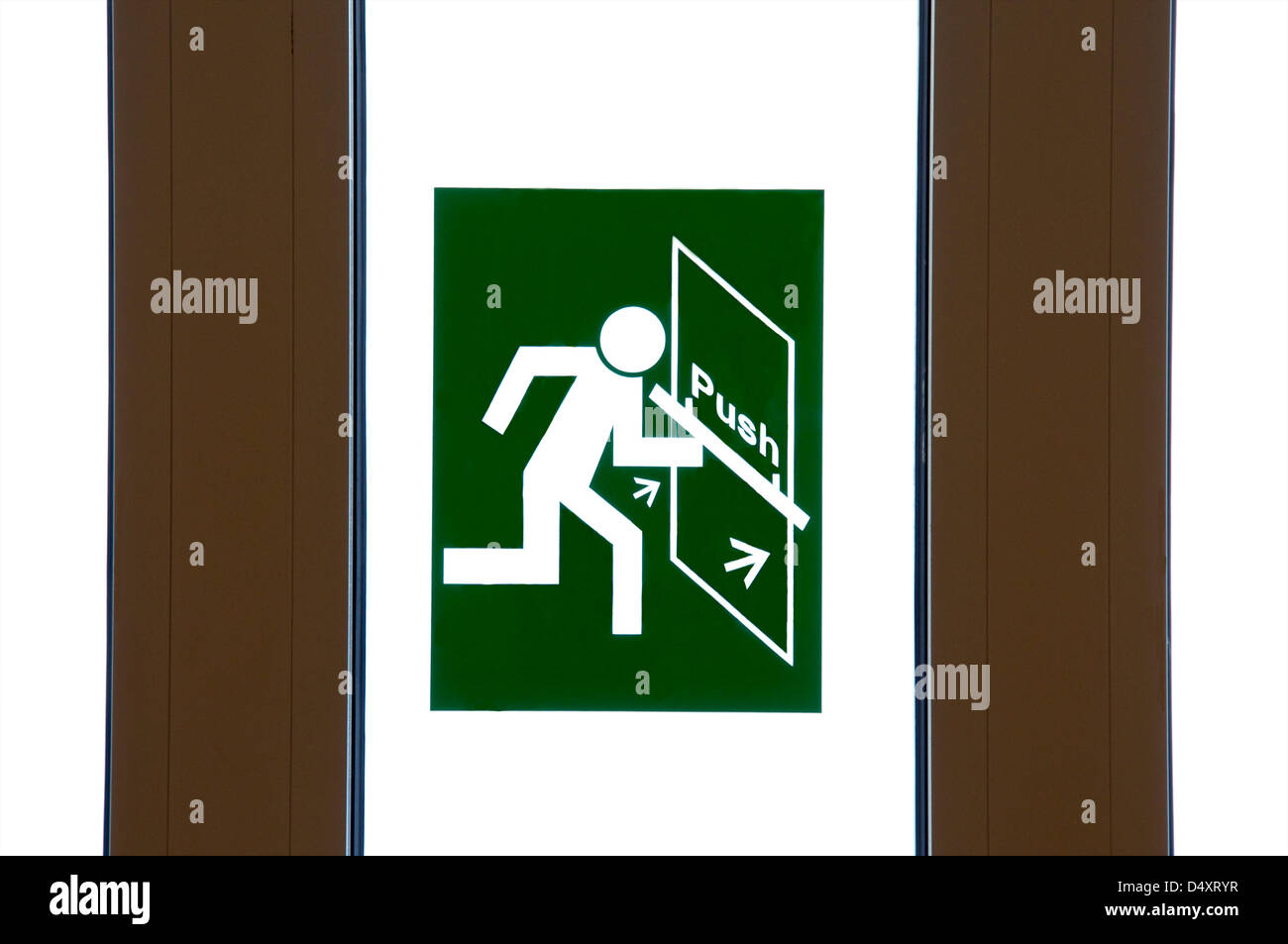 EMERGENCY EXIT Stock Photo